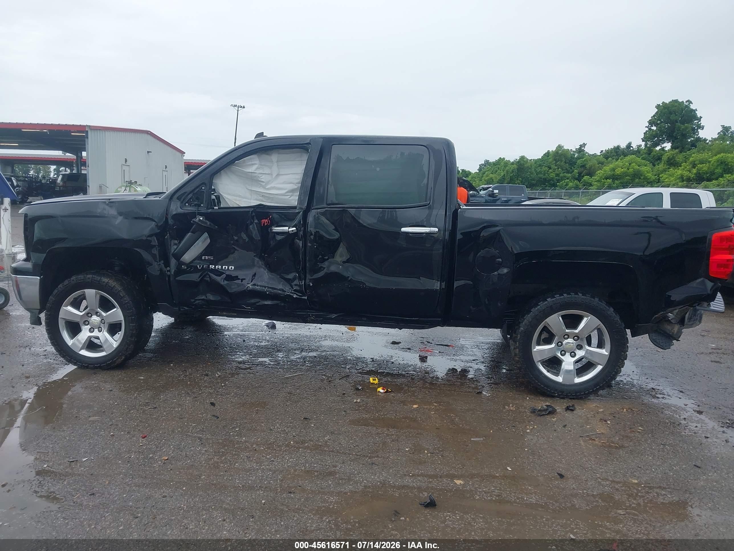 2014 Chevrolet Silverado 1500 Lt Black vin: 3GCPCREC6EG117789
