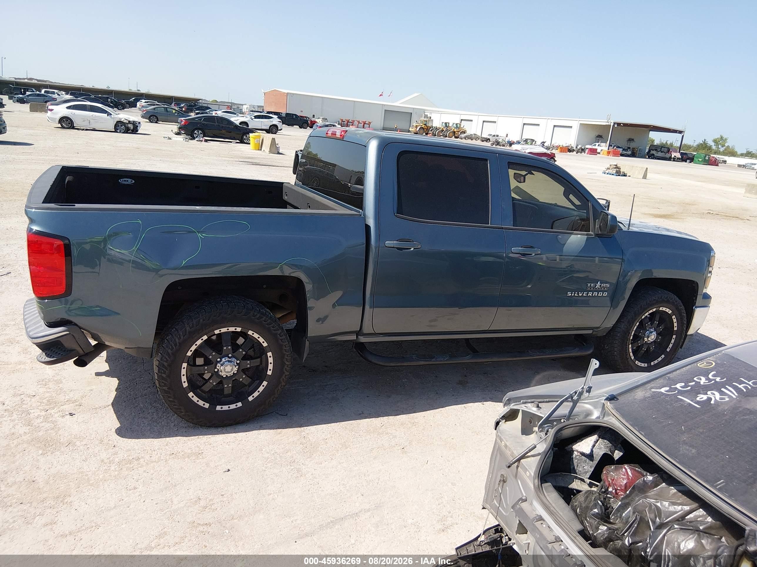 2014 Chevrolet Silverado 1500 Lt Серый vin: 3GCPCREC6EG131384