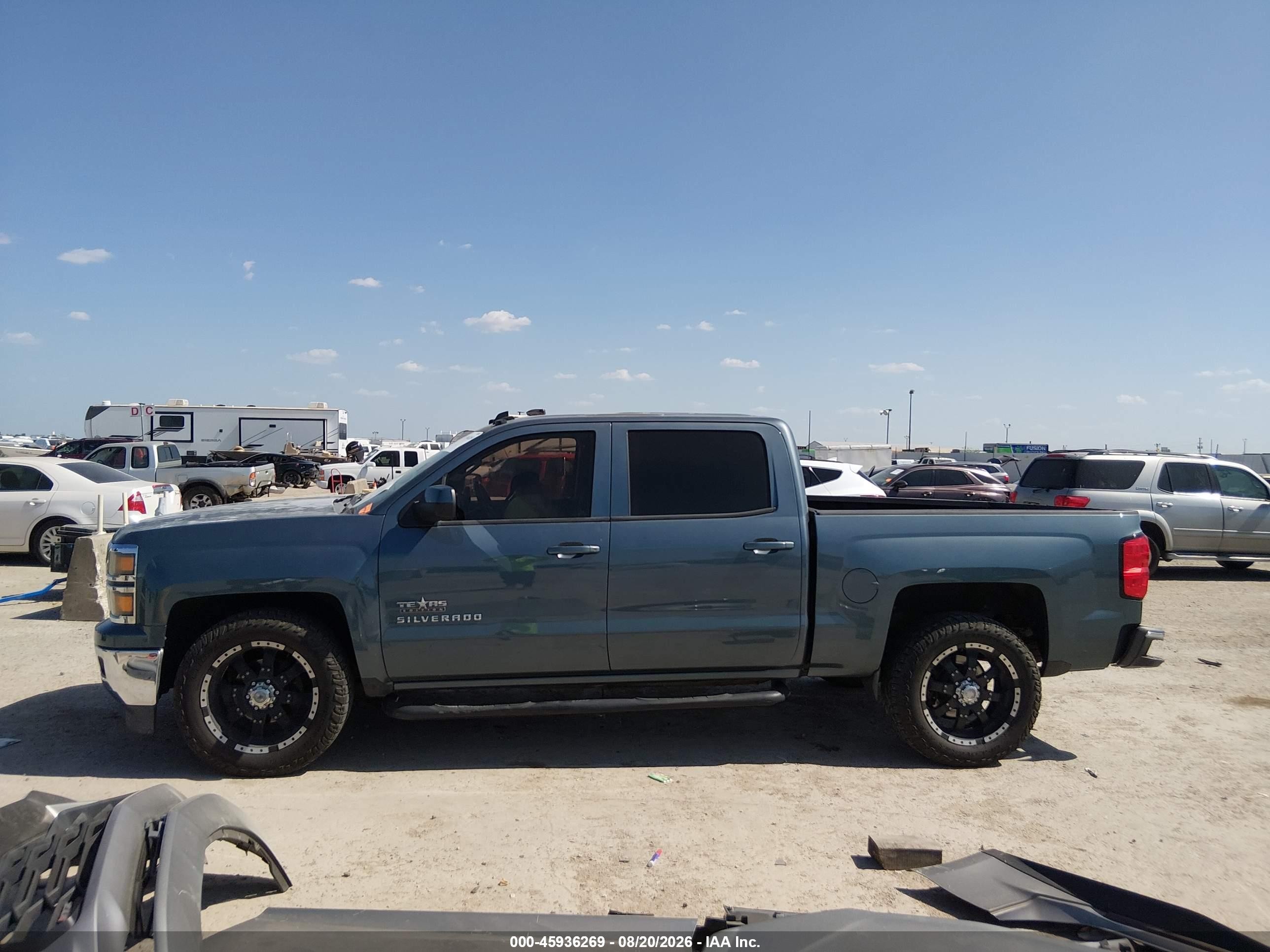 2014 Chevrolet Silverado 1500 Lt Серый vin: 3GCPCREC6EG131384