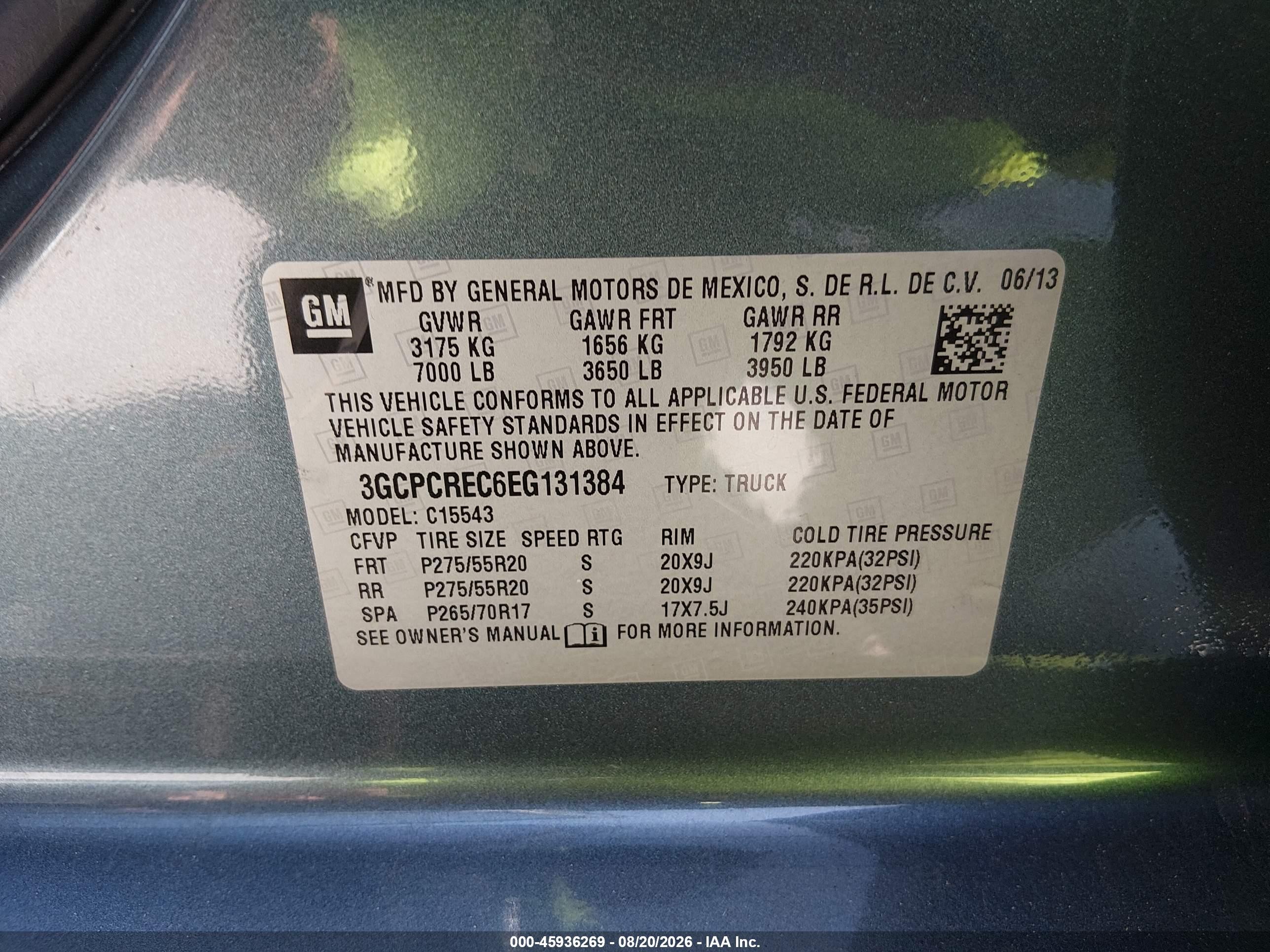 2014 Chevrolet Silverado 1500 Lt Серый vin: 3GCPCREC6EG131384