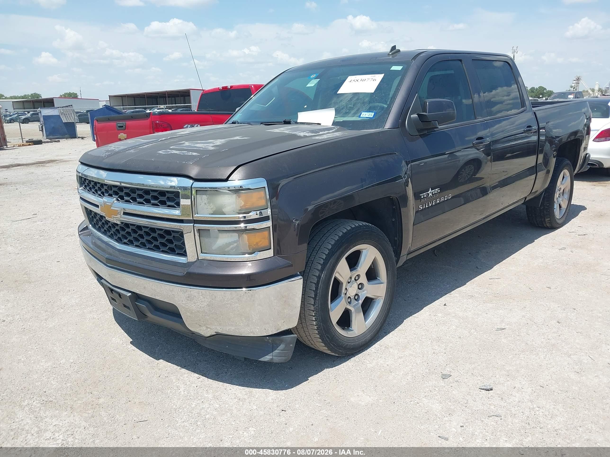 2014 Chevrolet Silverado 1500 Lt Brown vin: 3GCPCREC6EG136066