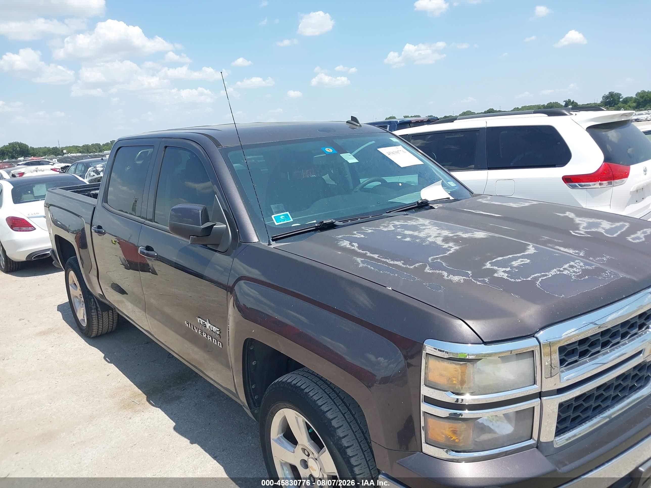 2014 Chevrolet Silverado 1500 Lt Brown vin: 3GCPCREC6EG136066