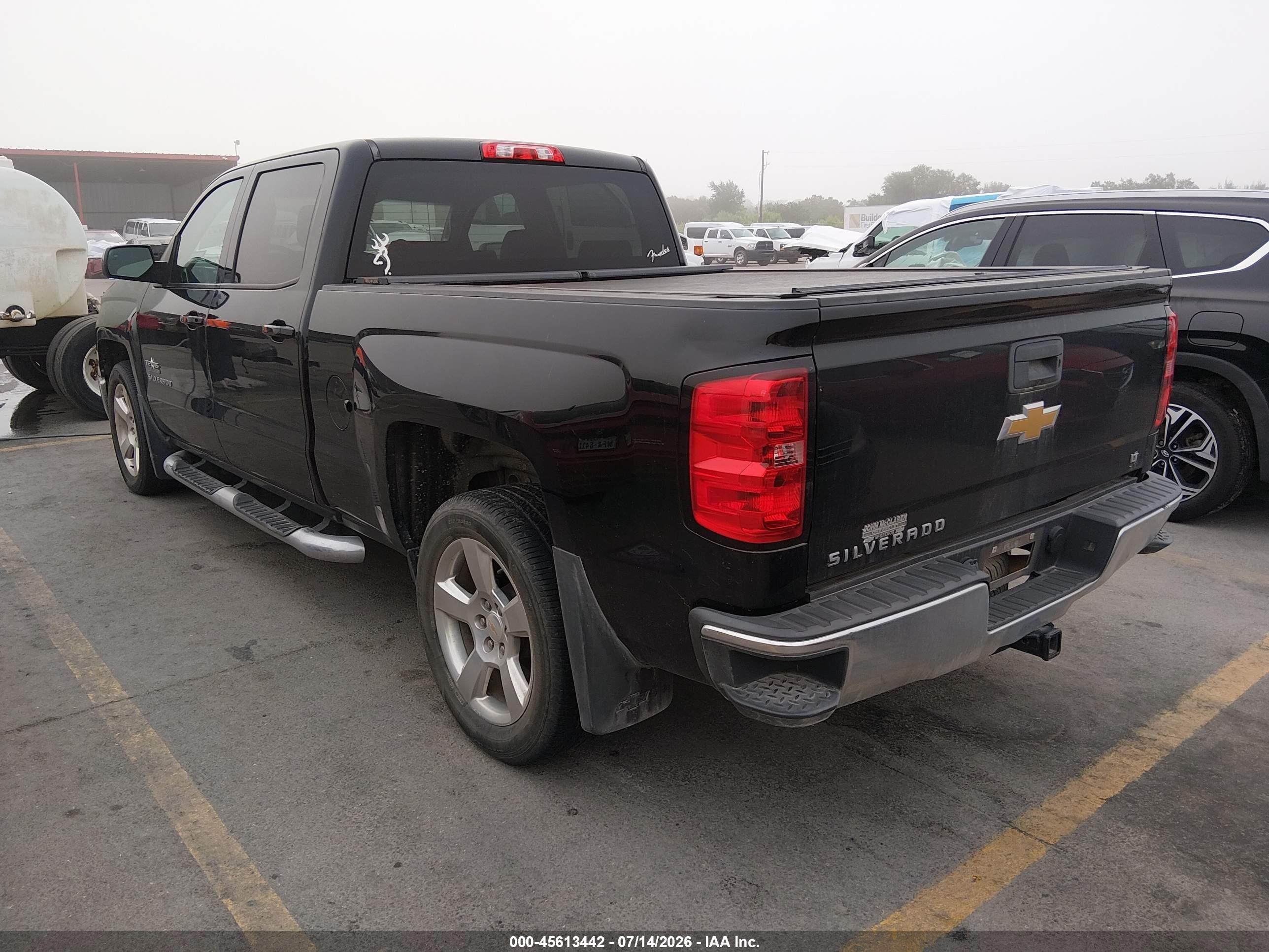 2014 Chevrolet Silverado 1500 Lt Черный vin: 3GCPCREC6EG150419