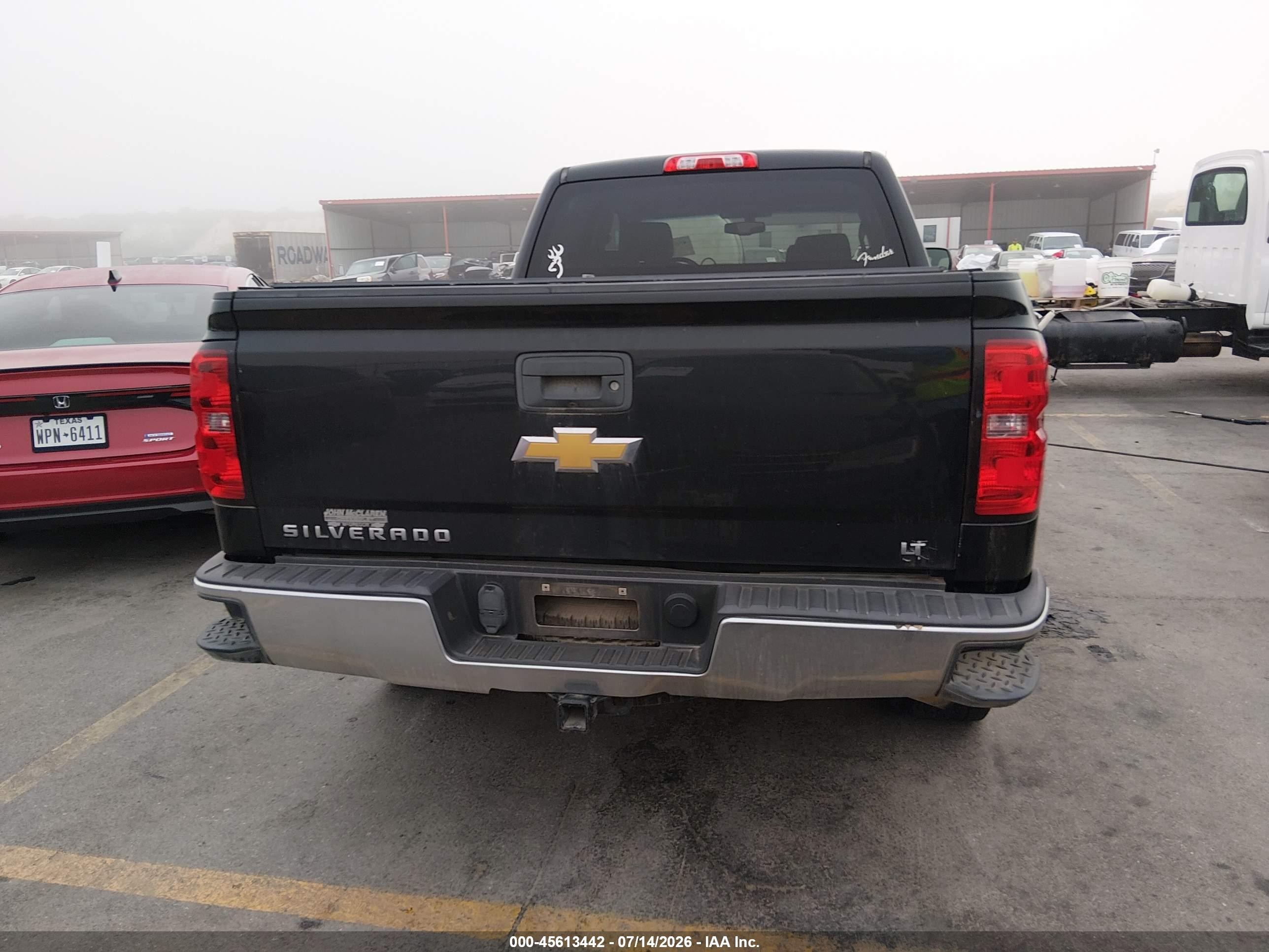 2014 Chevrolet Silverado 1500 Lt Черный vin: 3GCPCREC6EG150419