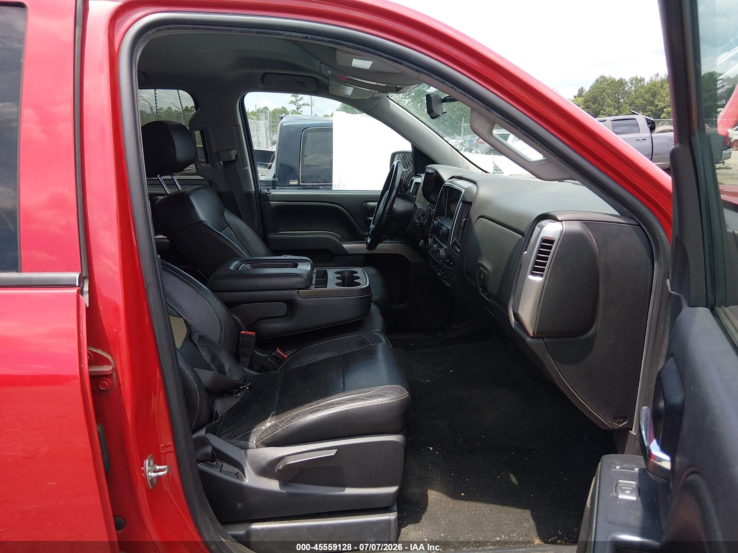 2014 Chevrolet Silverado 1500 Lt Red vin: 3GCPCREC6EG210604