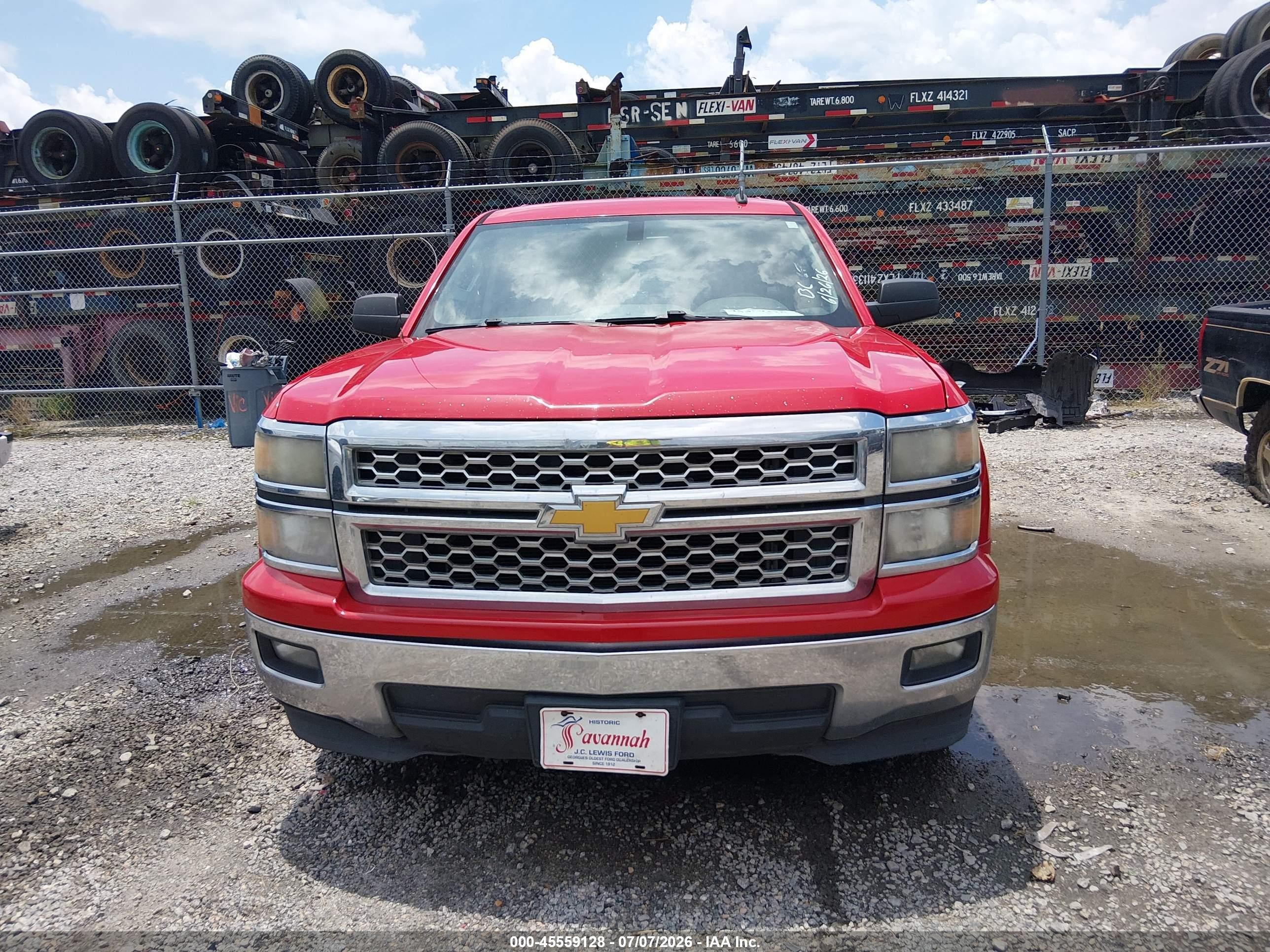 2014 Chevrolet Silverado 1500 Lt Red vin: 3GCPCREC6EG210604