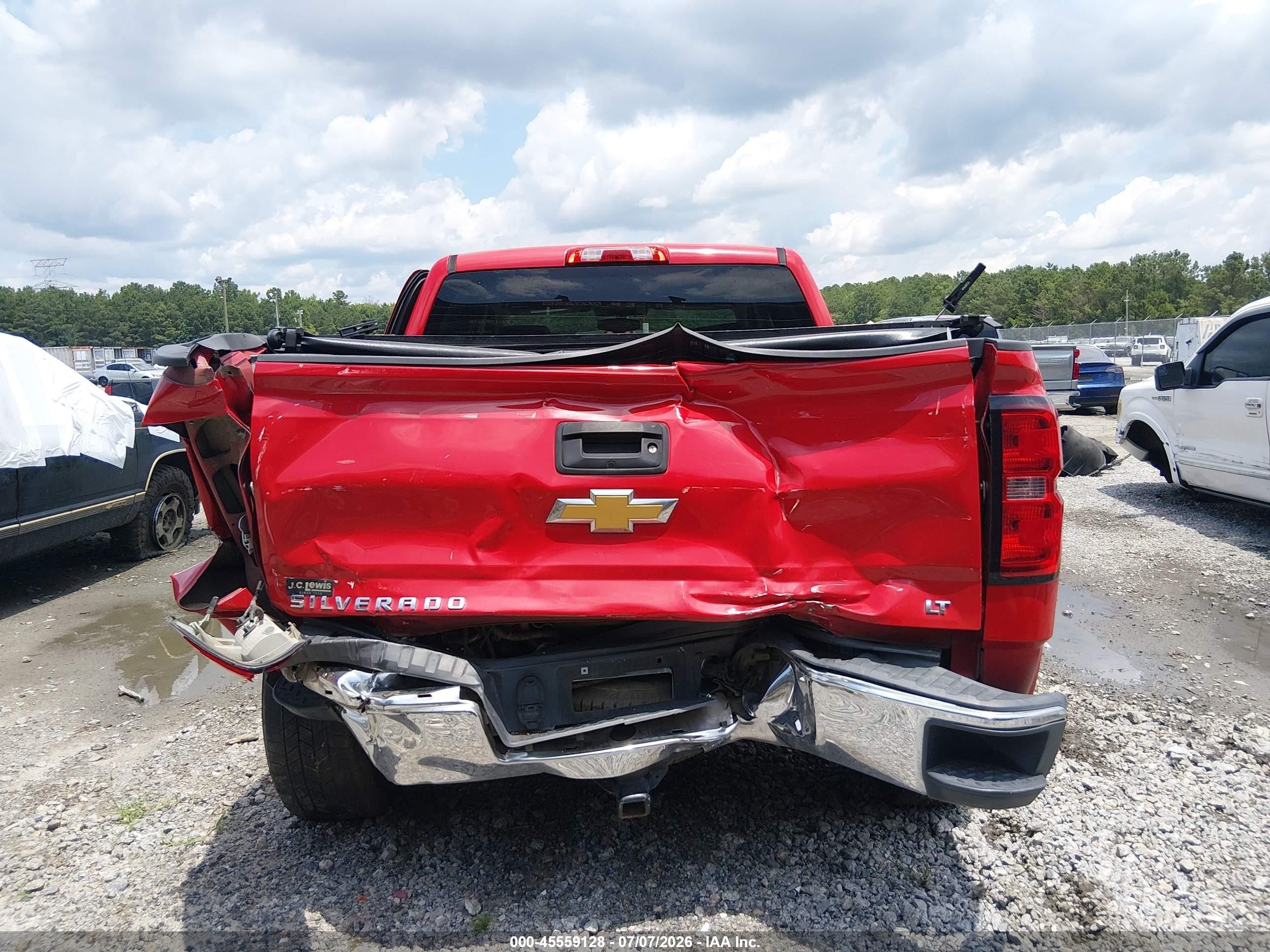 2014 Chevrolet Silverado 1500 Lt Red vin: 3GCPCREC6EG210604