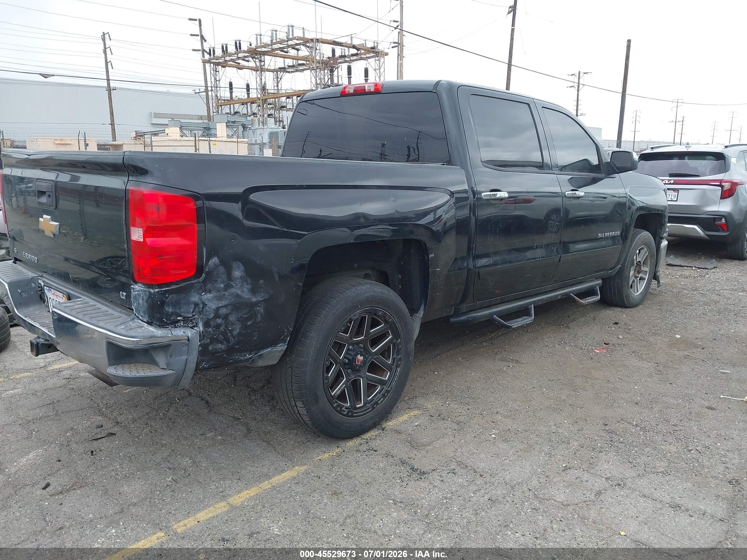 2014 Chevrolet Silverado 1500 Lt Черный vin: 3GCPCREC6EG241528