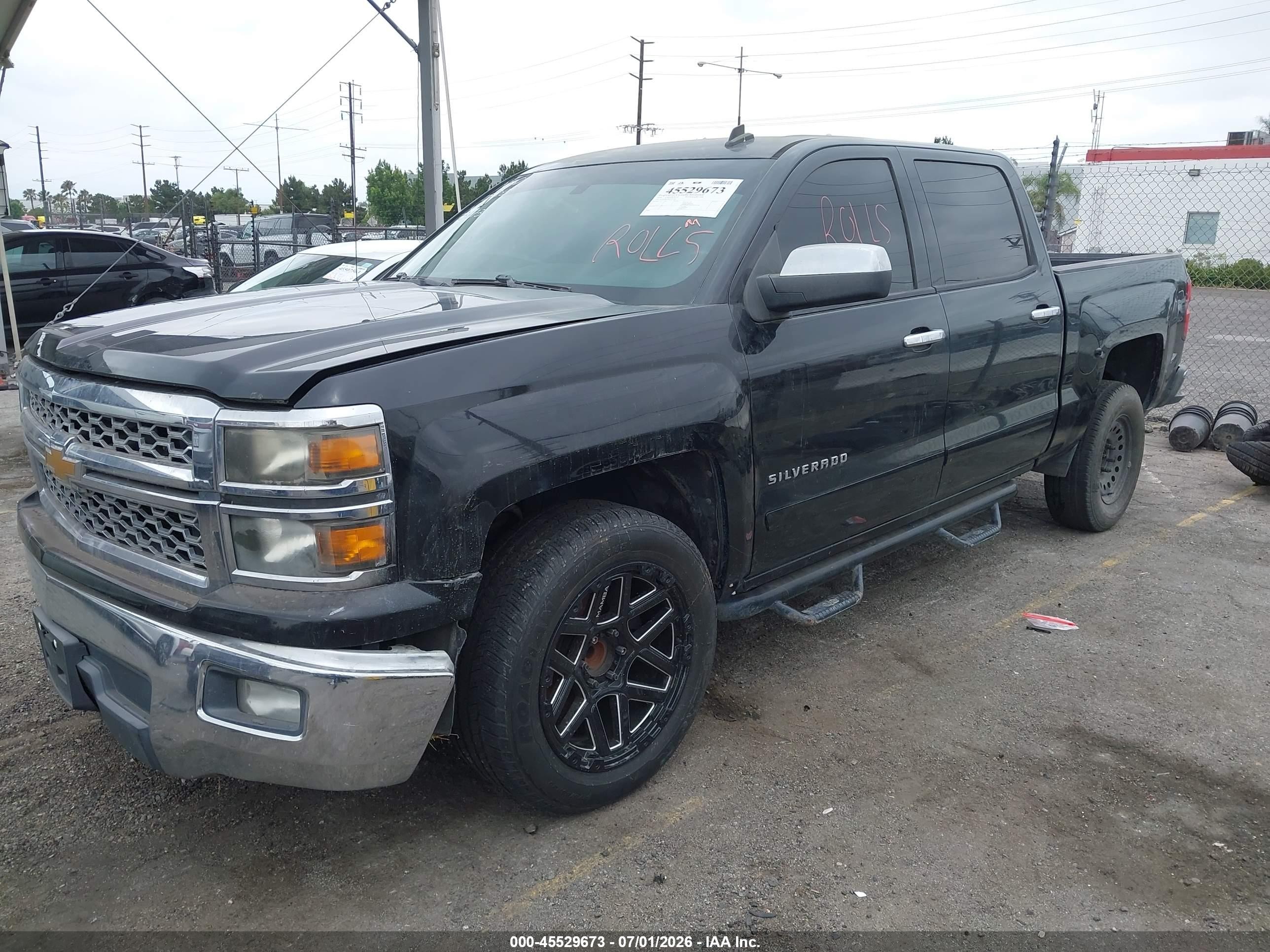 2014 Chevrolet Silverado 1500 Lt Черный vin: 3GCPCREC6EG241528