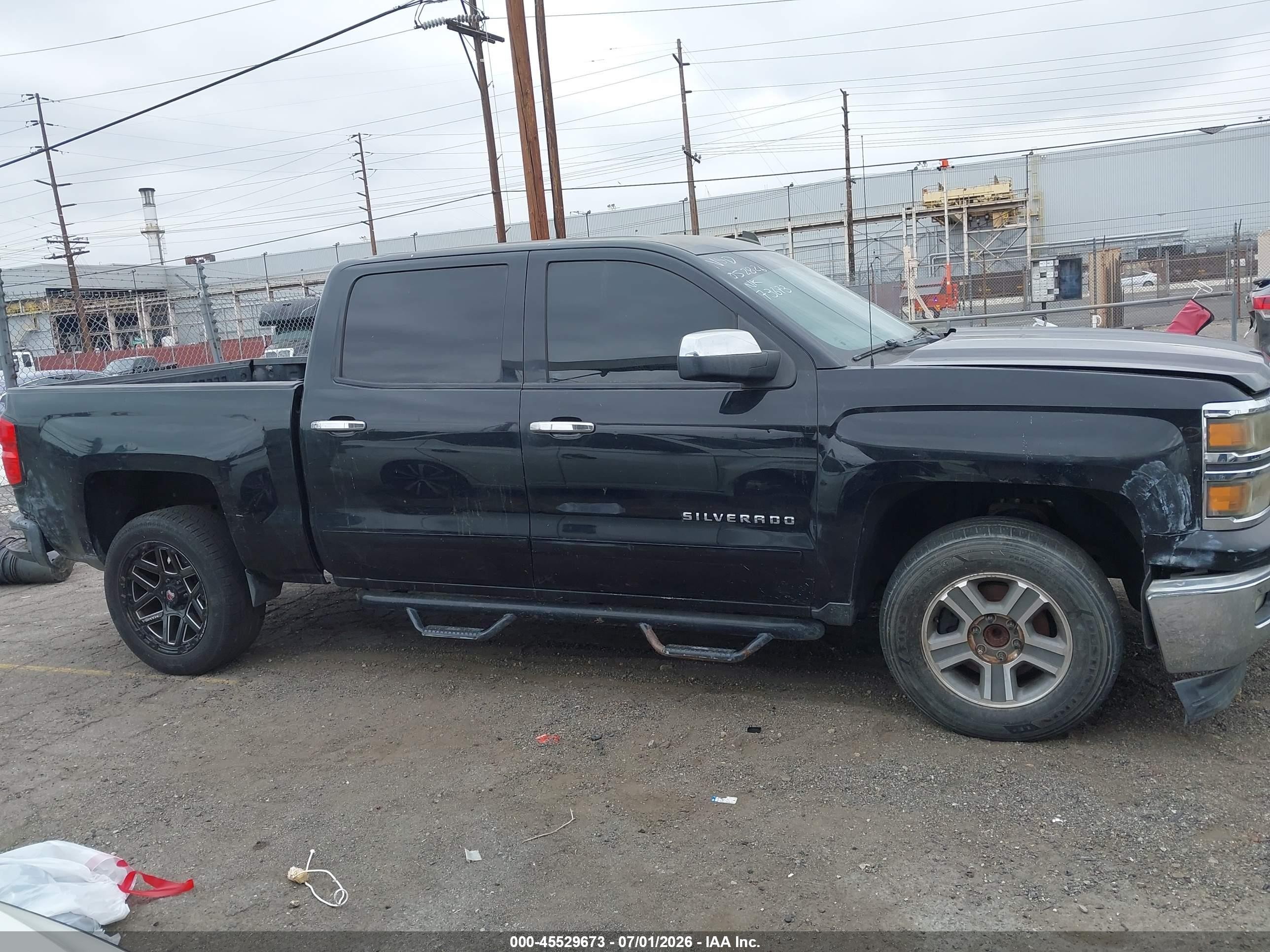 2014 Chevrolet Silverado 1500 Lt Черный vin: 3GCPCREC6EG241528