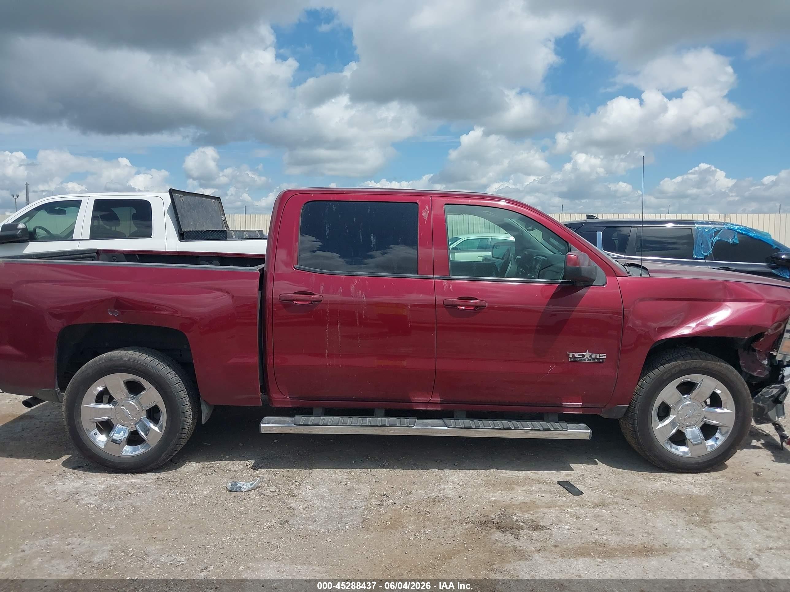 2014 Chevrolet Silverado 1500 1lt Red vin: 3GCPCREC6EG556202