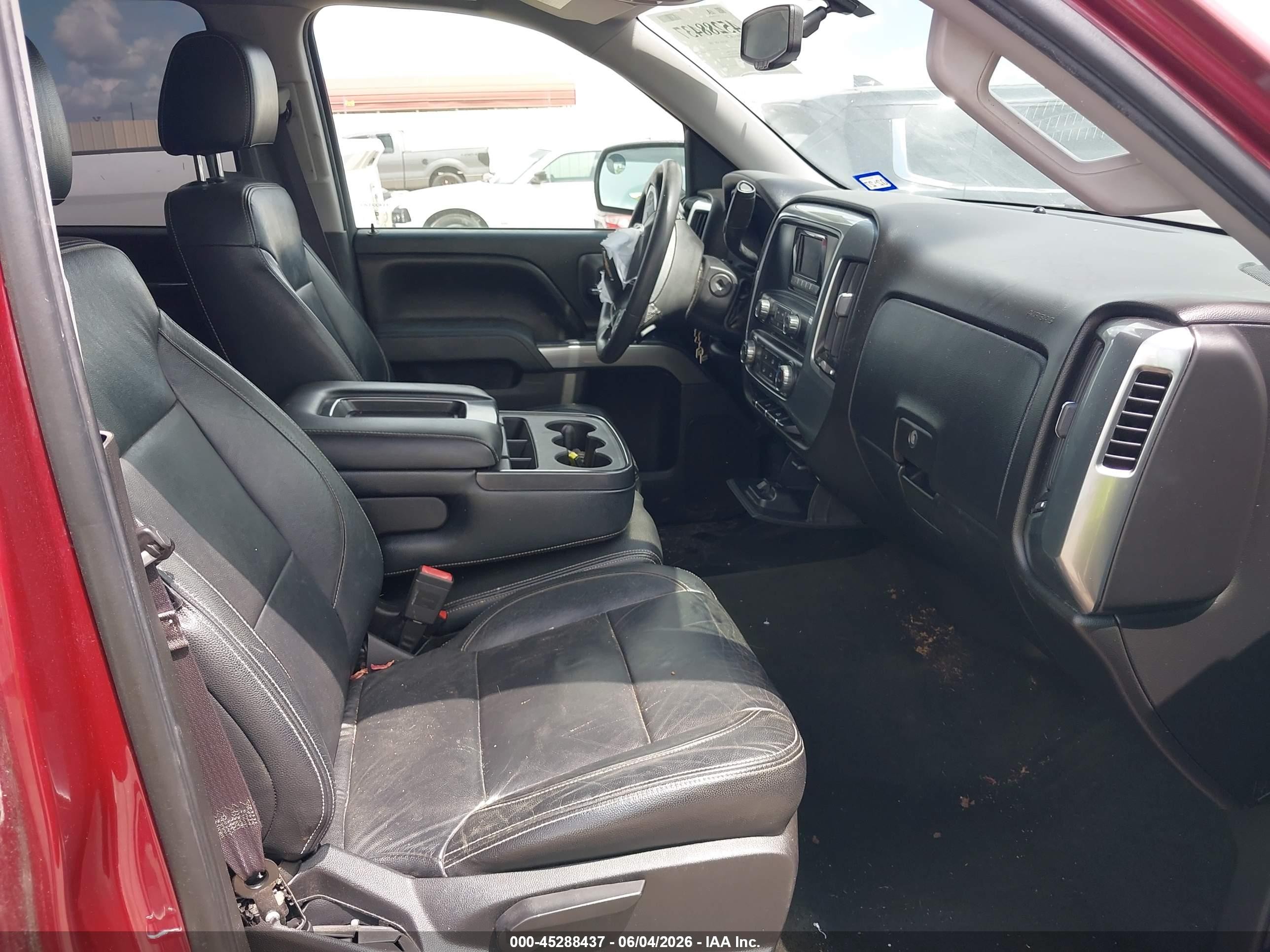 2014 Chevrolet Silverado 1500 1lt Red vin: 3GCPCREC6EG556202
