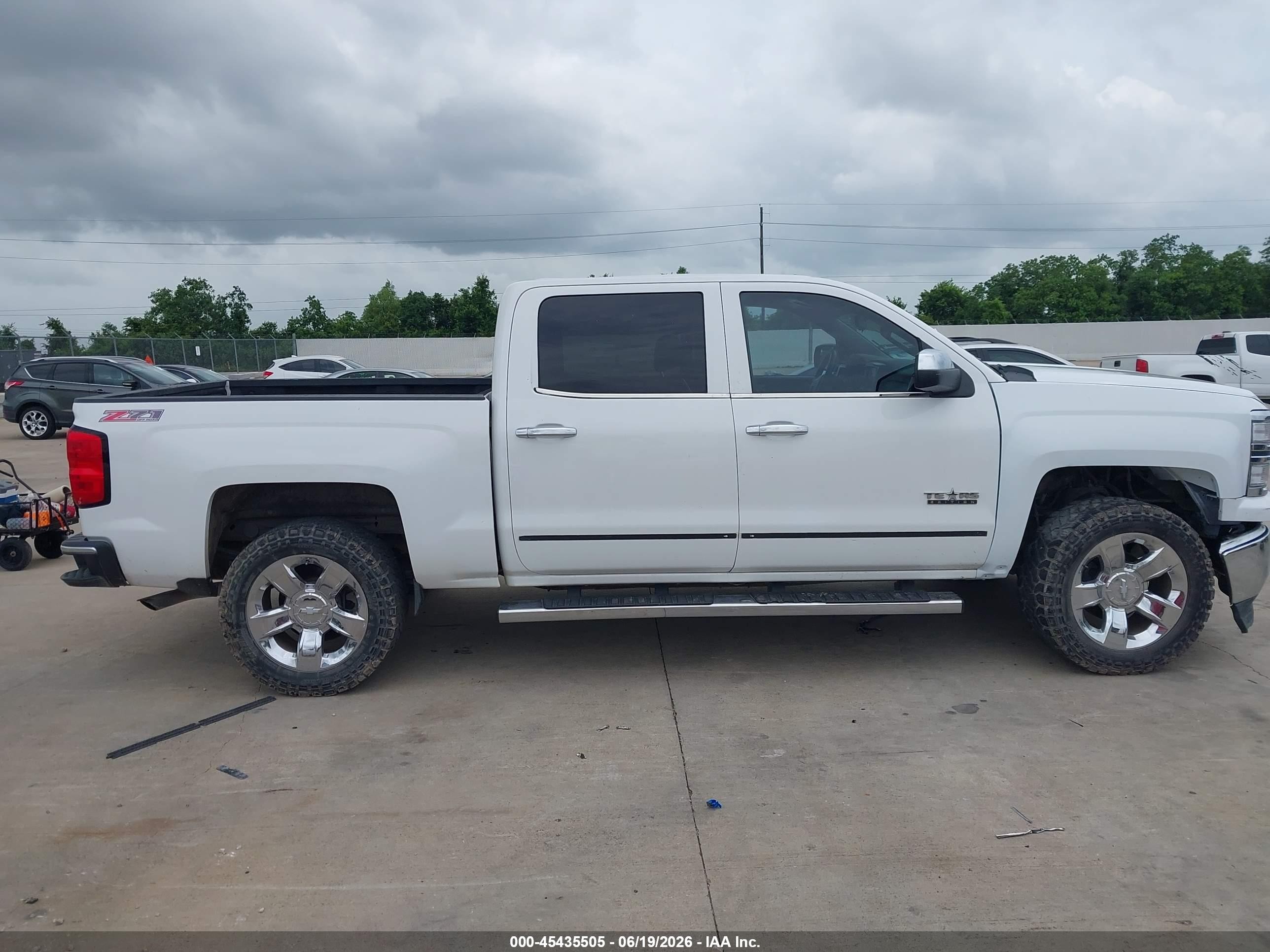 2015 Chevrolet Silverado 1500 1lt White vin: 3GCPCREC6FG168405