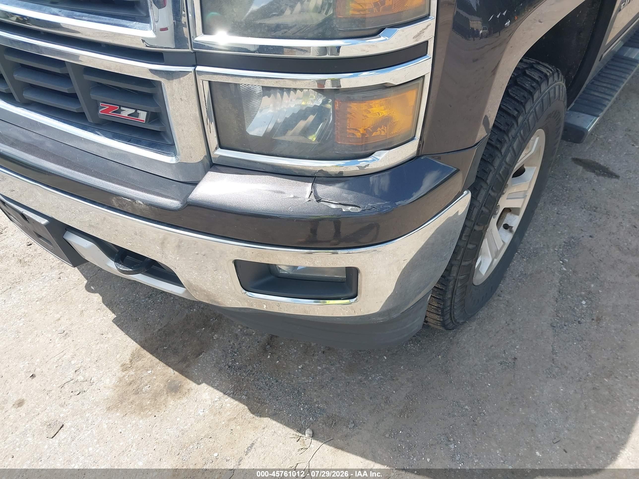 2015 Chevrolet Silverado 1500 Lt Gray vin: 3GCPCREC6FG194129
