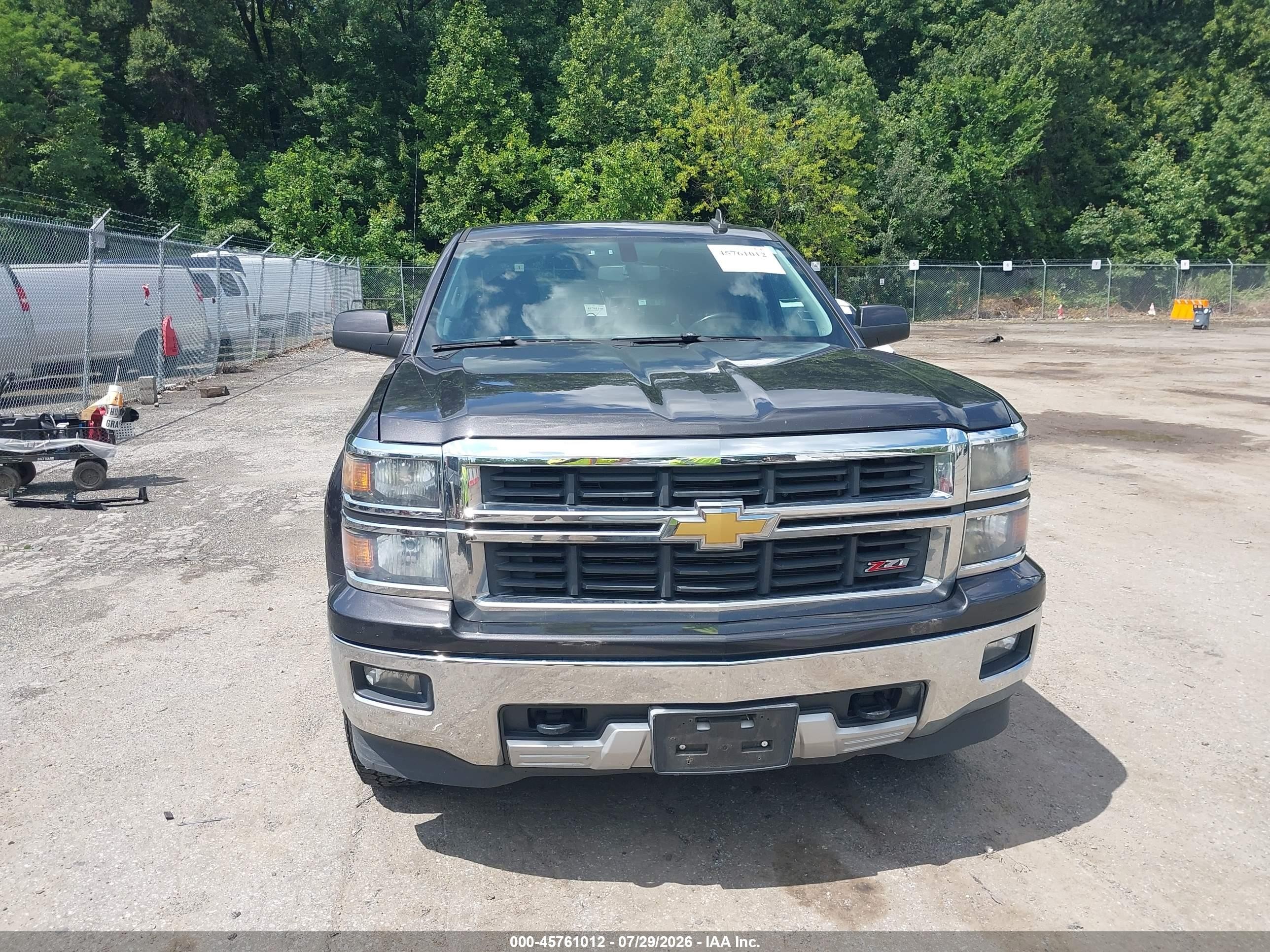 2015 Chevrolet Silverado 1500 Lt Gray vin: 3GCPCREC6FG194129
