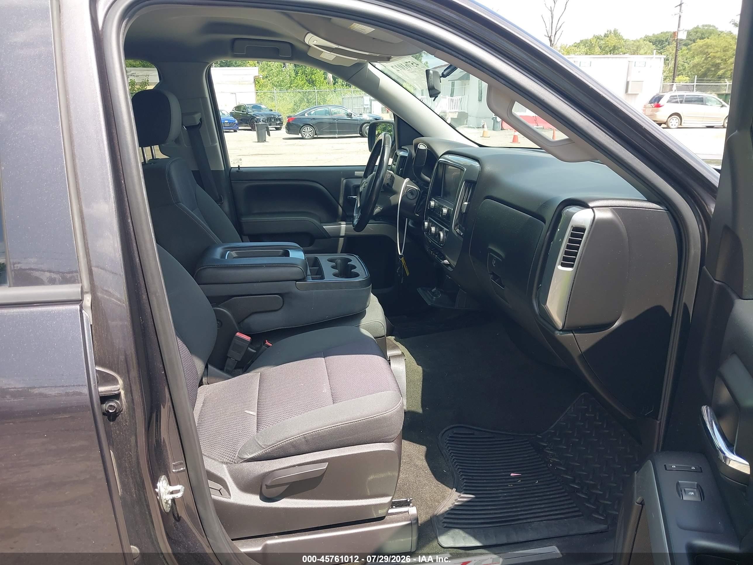 2015 Chevrolet Silverado 1500 Lt Gray vin: 3GCPCREC6FG194129
