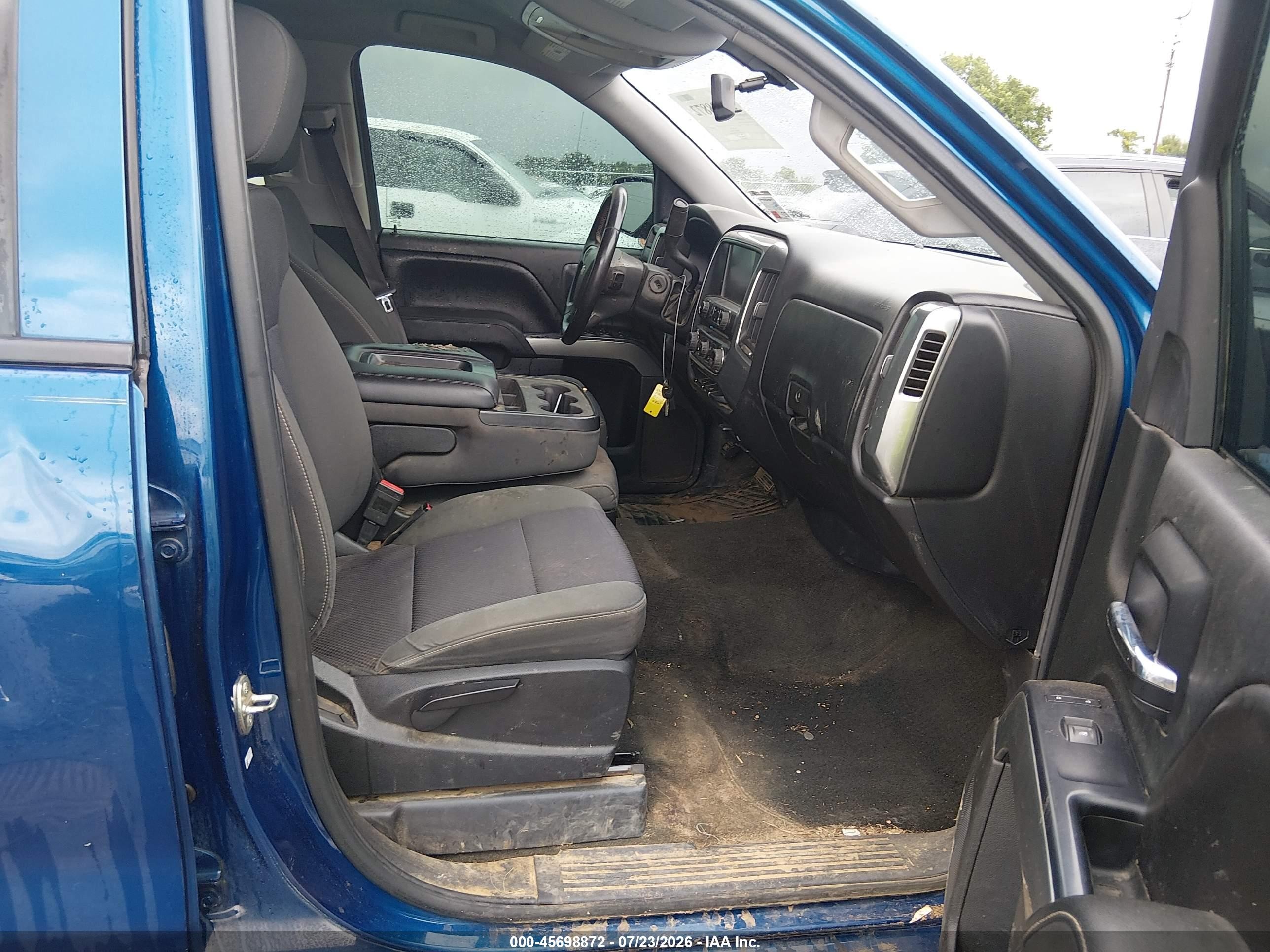 2015 Chevrolet Silverado 1500 Lt Blue vin: 3GCPCREC6FG206389