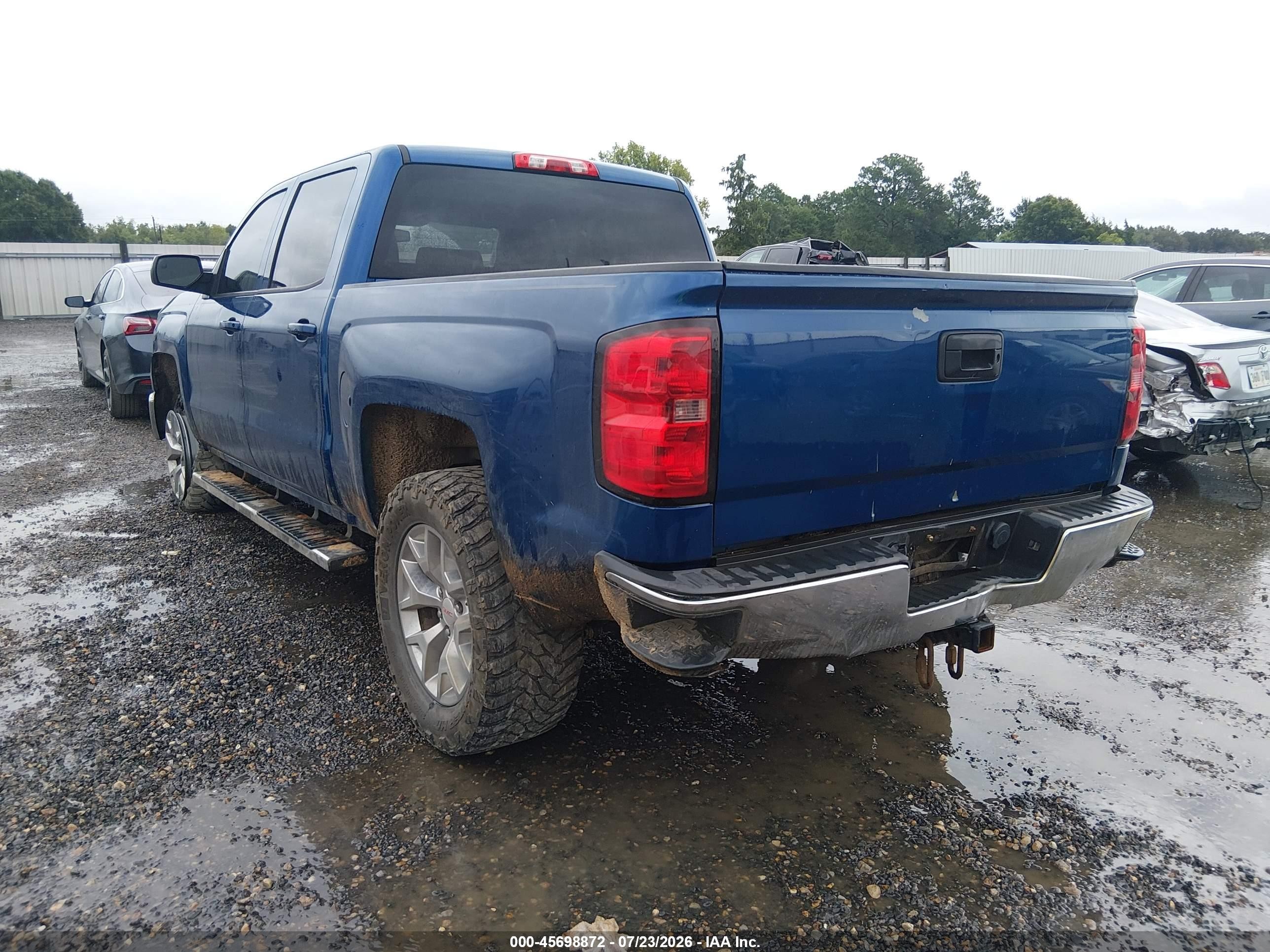 2015 Chevrolet Silverado 1500 Lt Blue vin: 3GCPCREC6FG206389