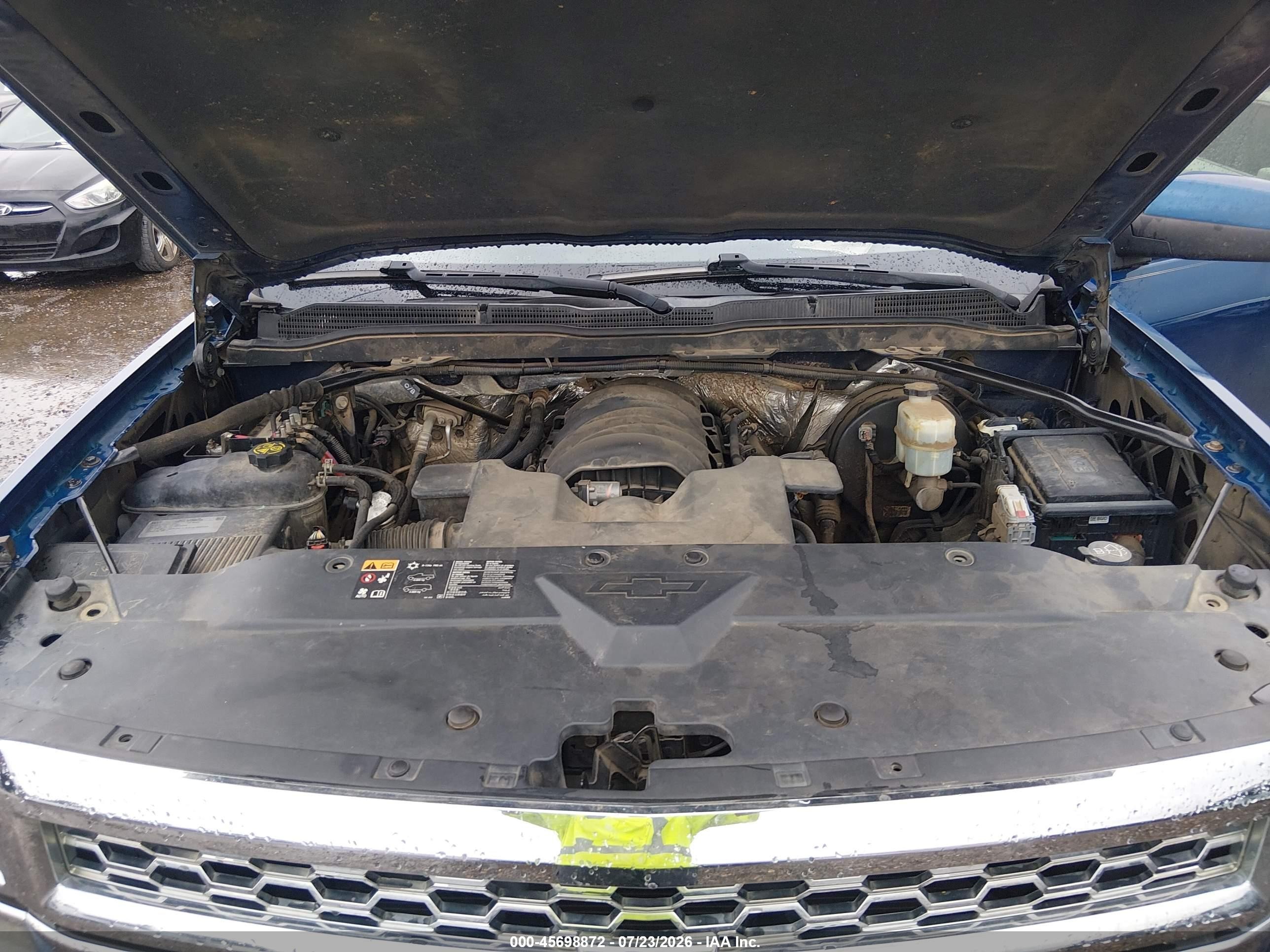 2015 Chevrolet Silverado 1500 Lt Blue vin: 3GCPCREC6FG206389