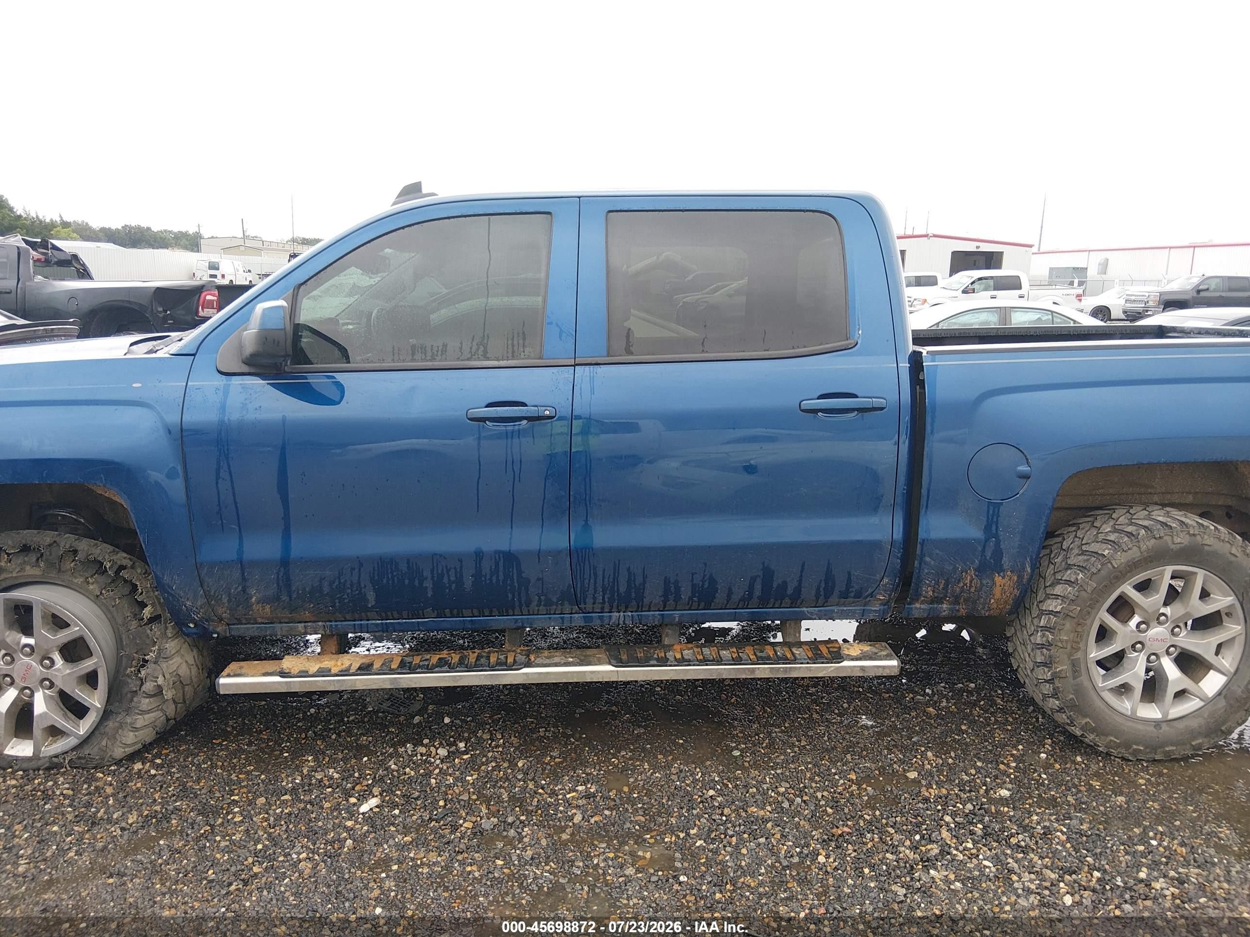 2015 Chevrolet Silverado 1500 Lt Blue vin: 3GCPCREC6FG206389