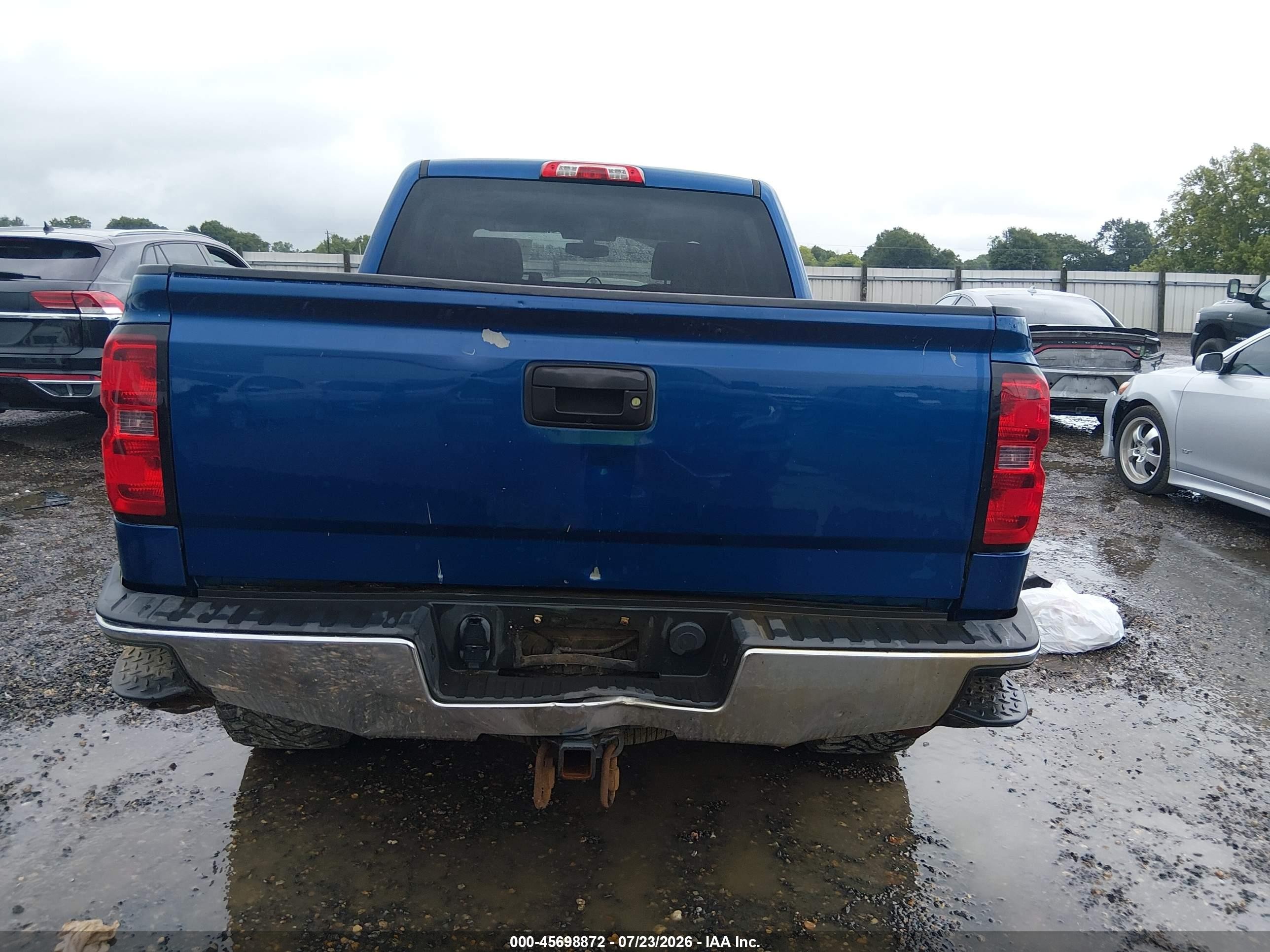 2015 Chevrolet Silverado 1500 Lt Blue vin: 3GCPCREC6FG206389