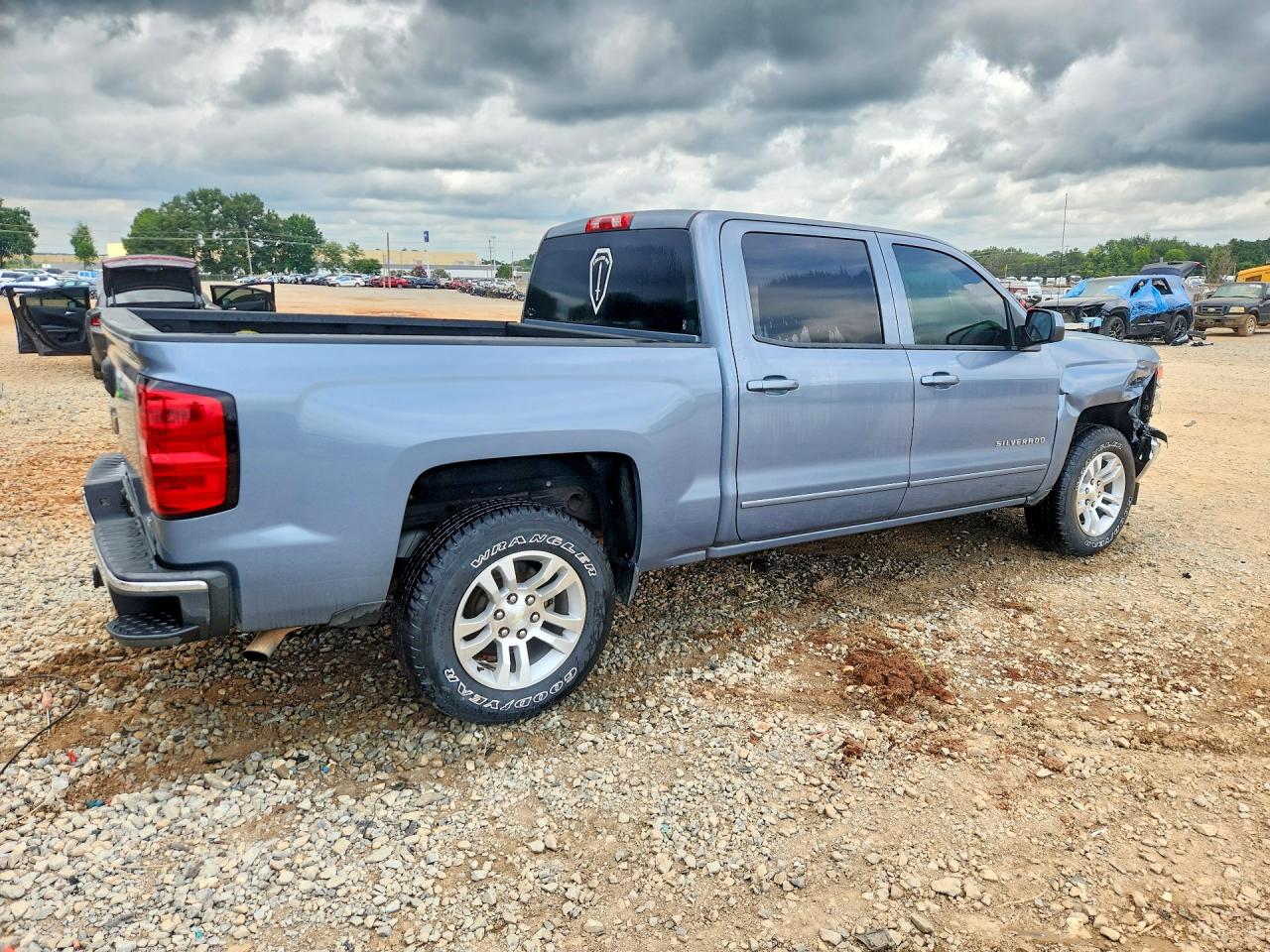 2015 Chevrolet Silverado C1500 Lt Blue vin: 3GCPCREC6FG314804