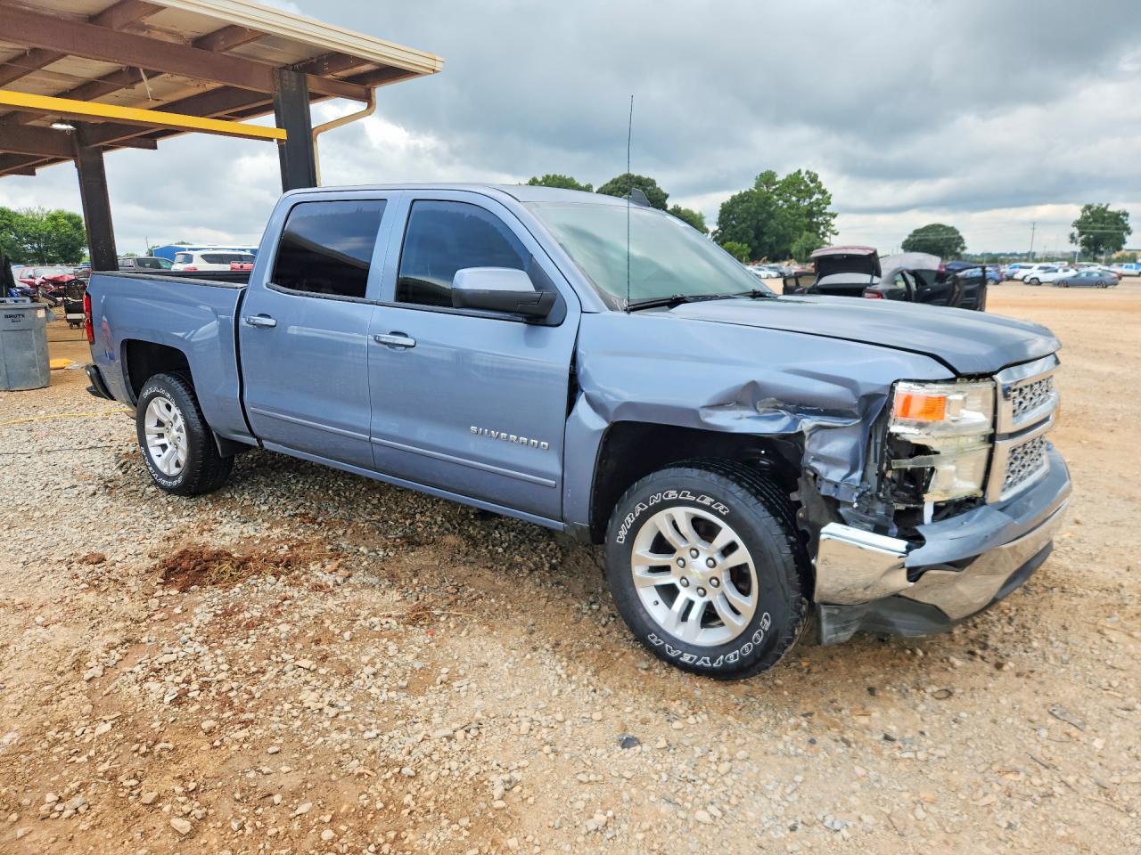 2015 Chevrolet Silverado C1500 Lt Blue vin: 3GCPCREC6FG314804