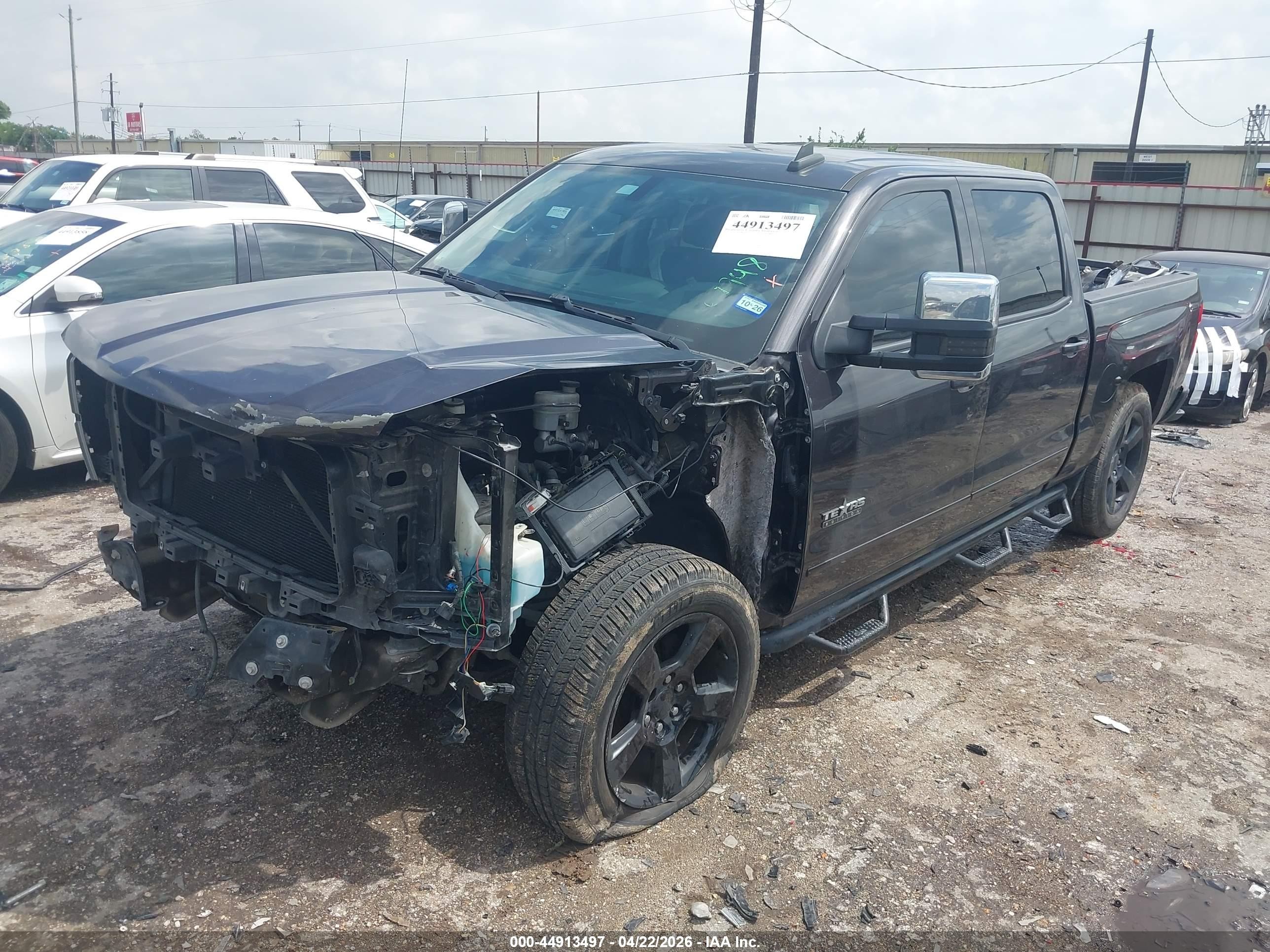 2015 Chevrolet Silverado 1500 1lt Gray vin: 3GCPCREC6FG414708