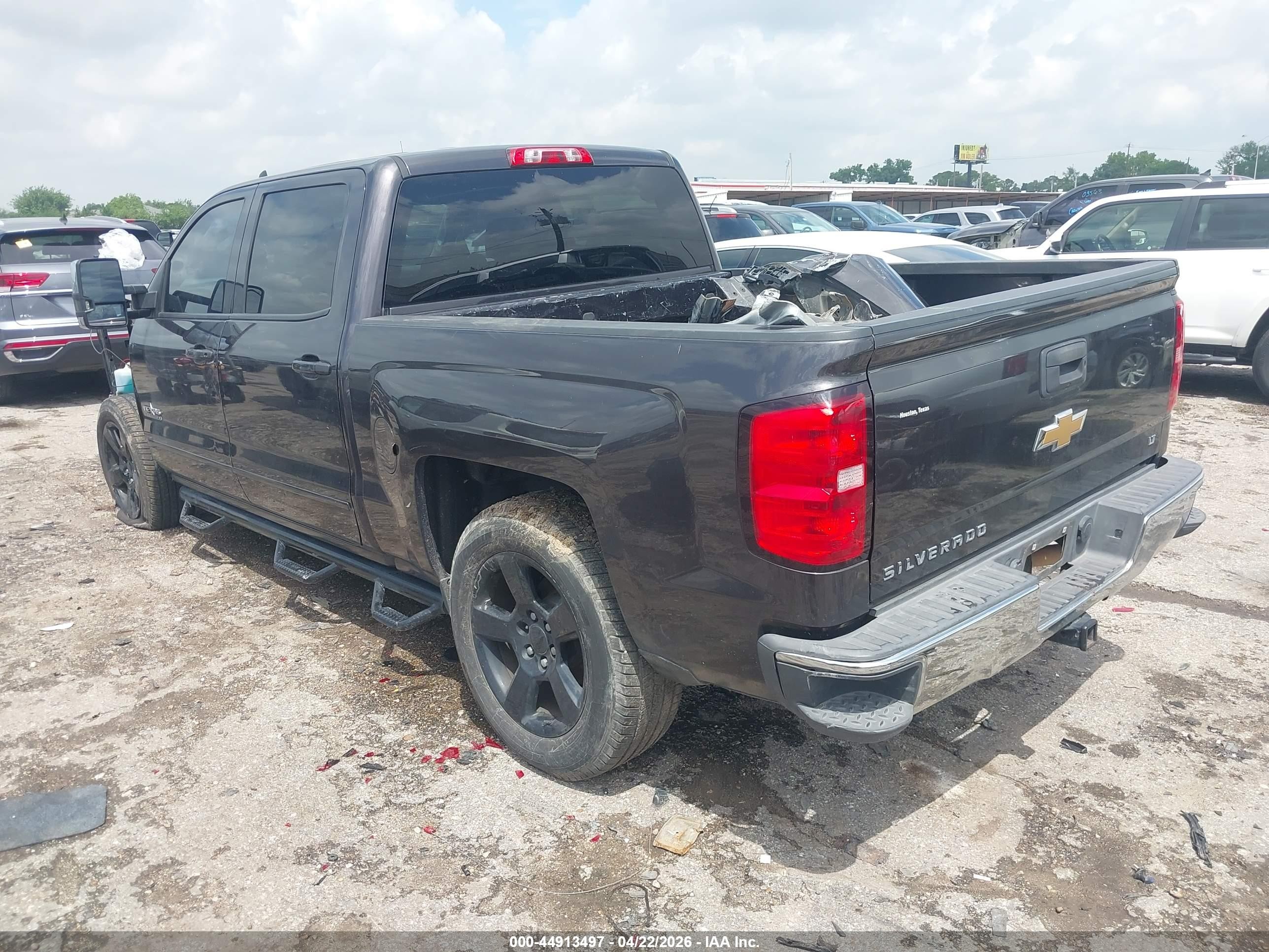 2015 Chevrolet Silverado 1500 1lt Gray vin: 3GCPCREC6FG414708