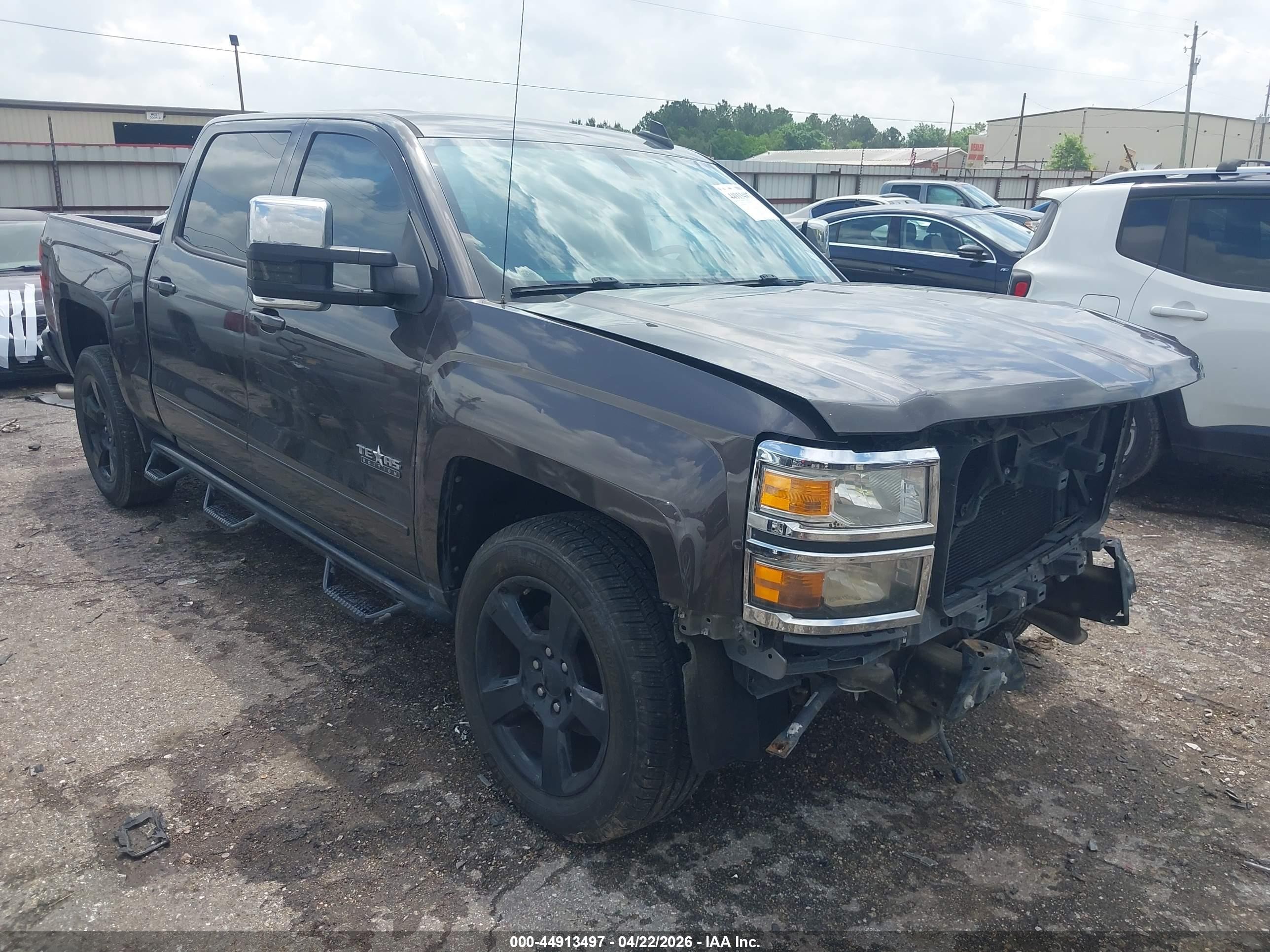 2015 Chevrolet Silverado 1500 1lt Серый vin: 3GCPCREC6FG414708