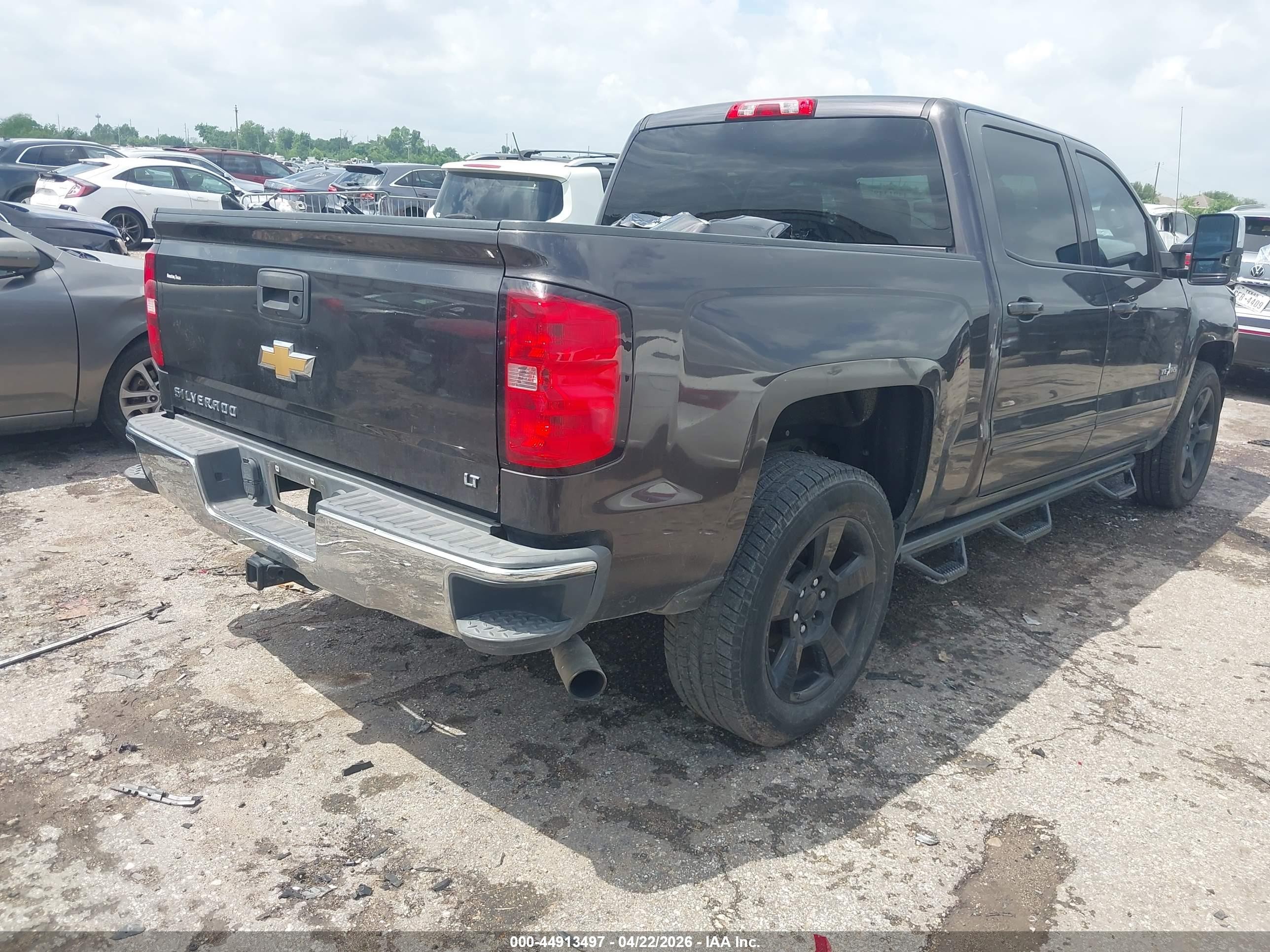2015 Chevrolet Silverado 1500 1lt Gray vin: 3GCPCREC6FG414708