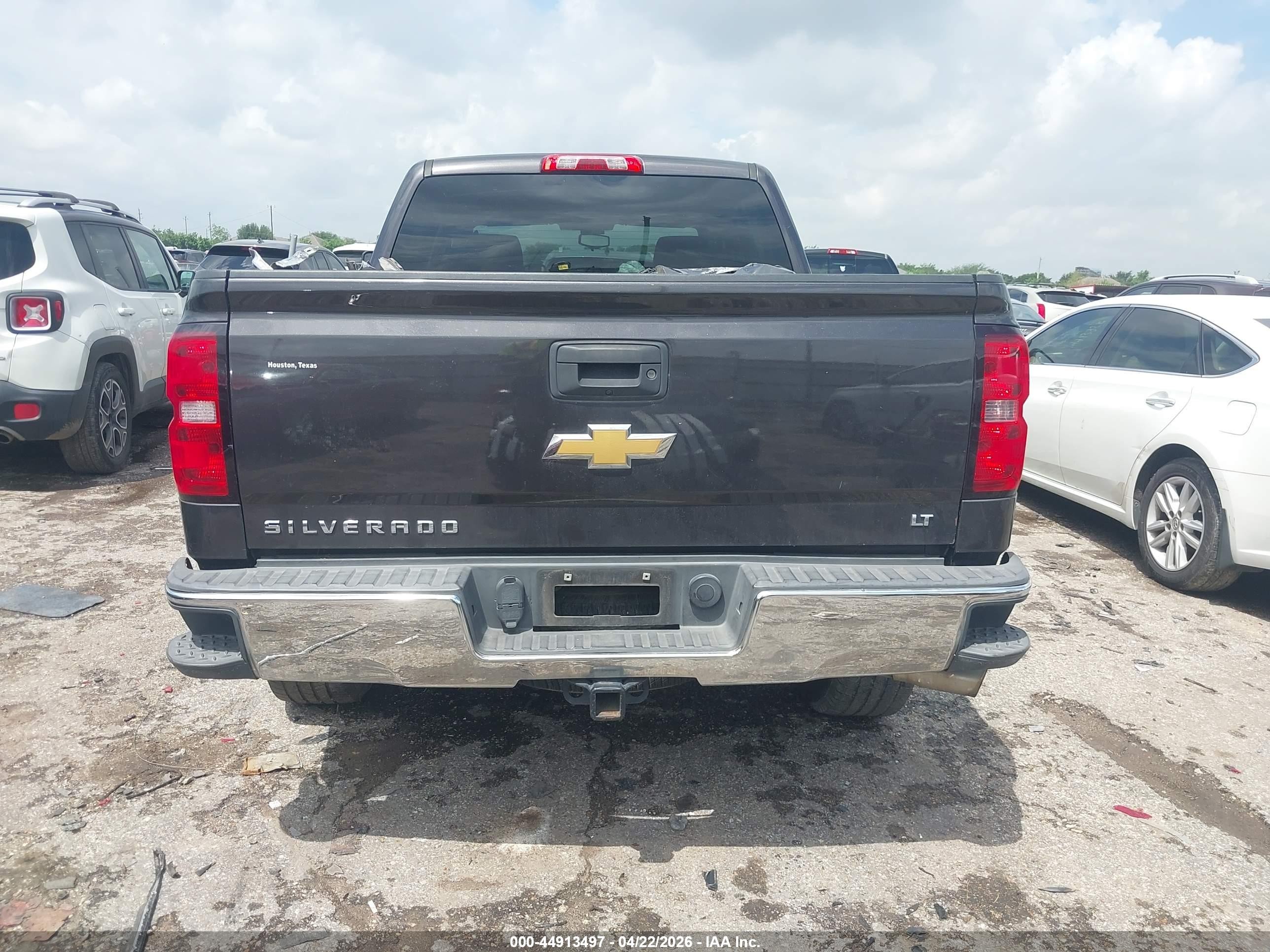 2015 Chevrolet Silverado 1500 1lt Gray vin: 3GCPCREC6FG414708