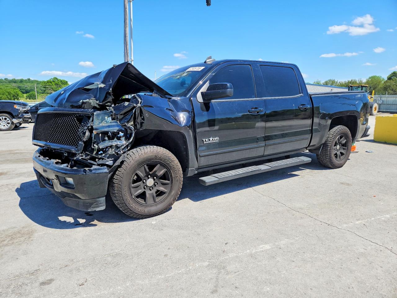 2015 Chevrolet Silverado C1500 Lt Black vin: 3GCPCREC6FG457848