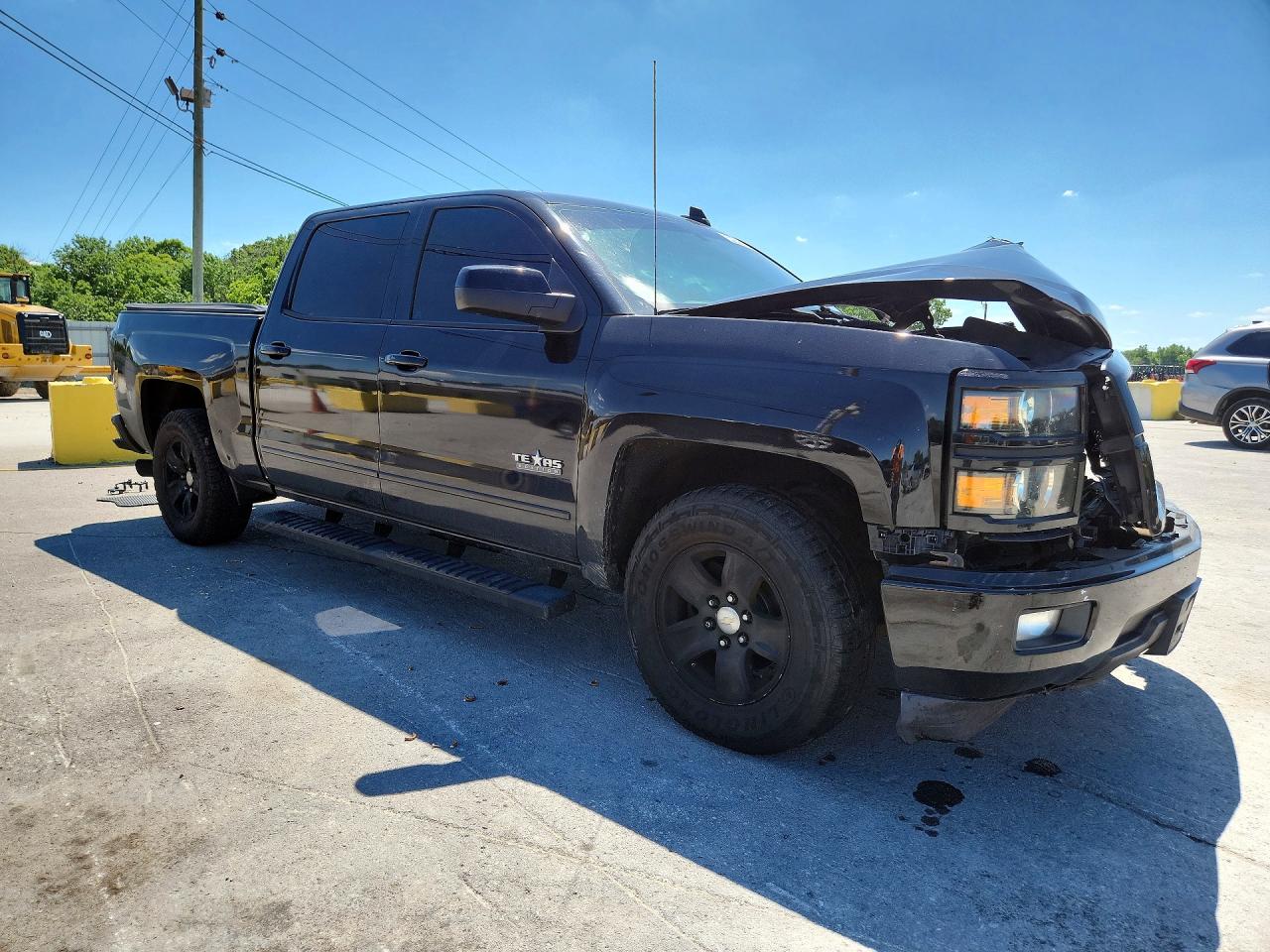 2015 Chevrolet Silverado C1500 Lt Black vin: 3GCPCREC6FG457848