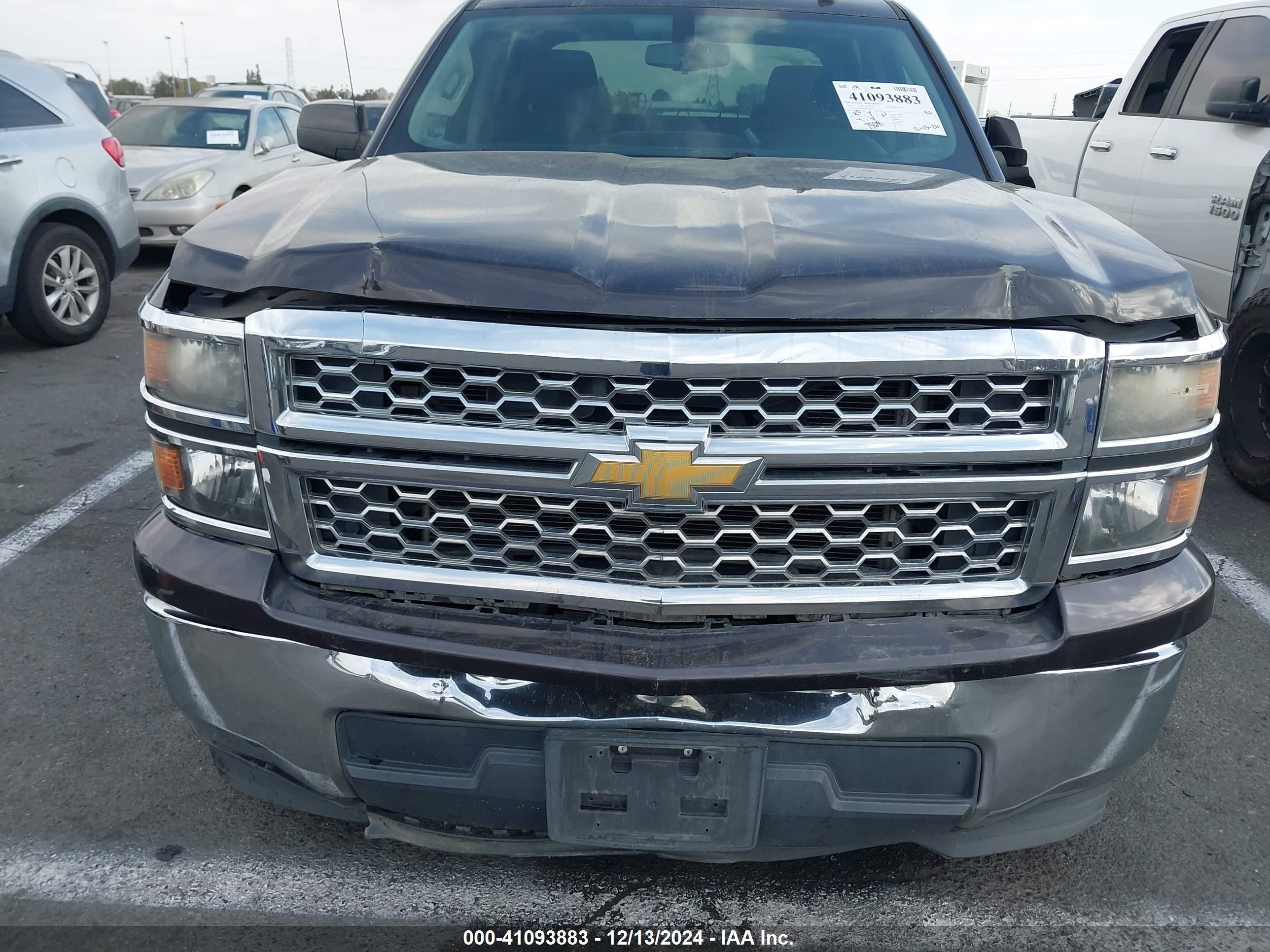 2015 Chevrolet Silverado 1500 1lt Gray vin: 3GCPCREC6FG529194