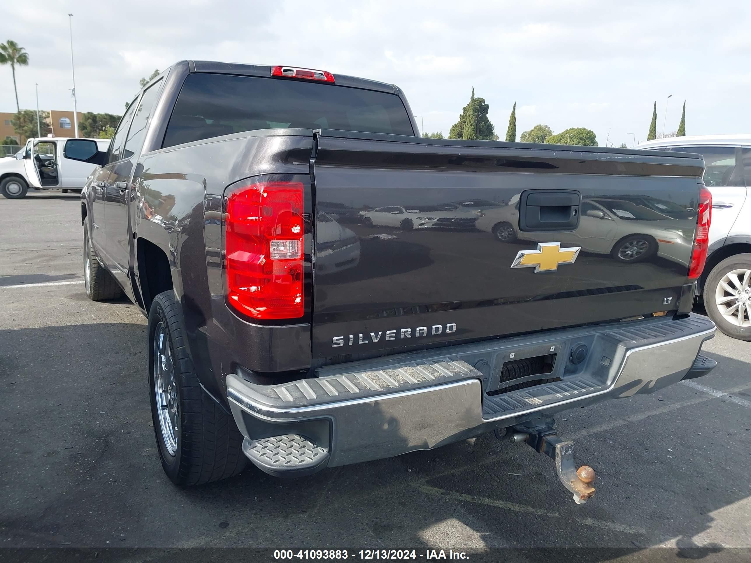 2015 Chevrolet Silverado 1500 1lt Gray vin: 3GCPCREC6FG529194