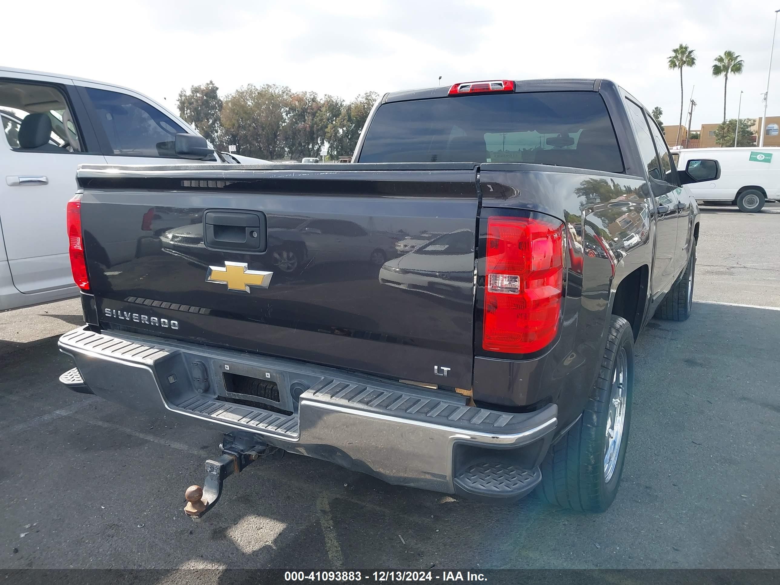 2015 Chevrolet Silverado 1500 1lt Gray vin: 3GCPCREC6FG529194