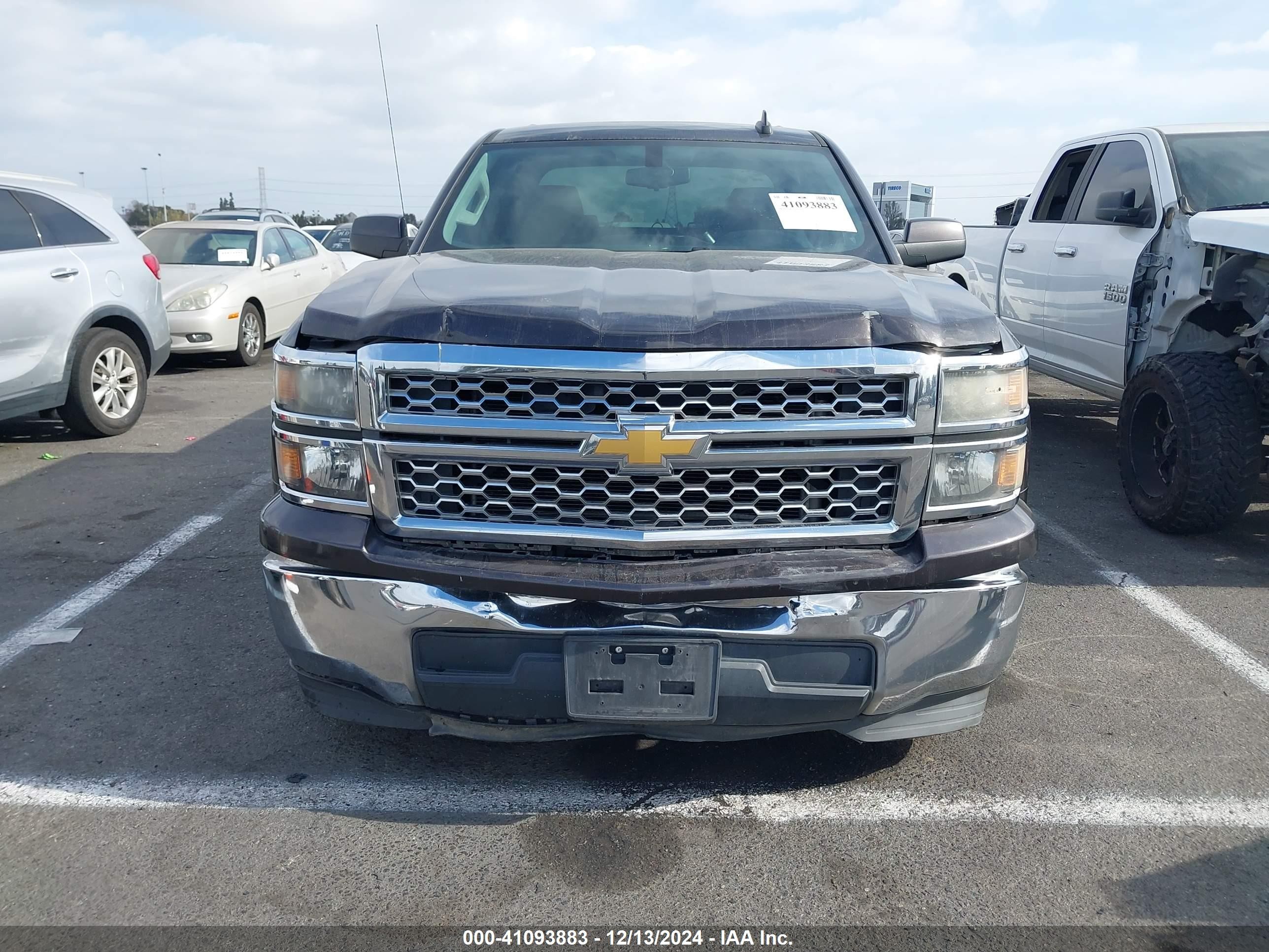 2015 Chevrolet Silverado 1500 1lt Gray vin: 3GCPCREC6FG529194
