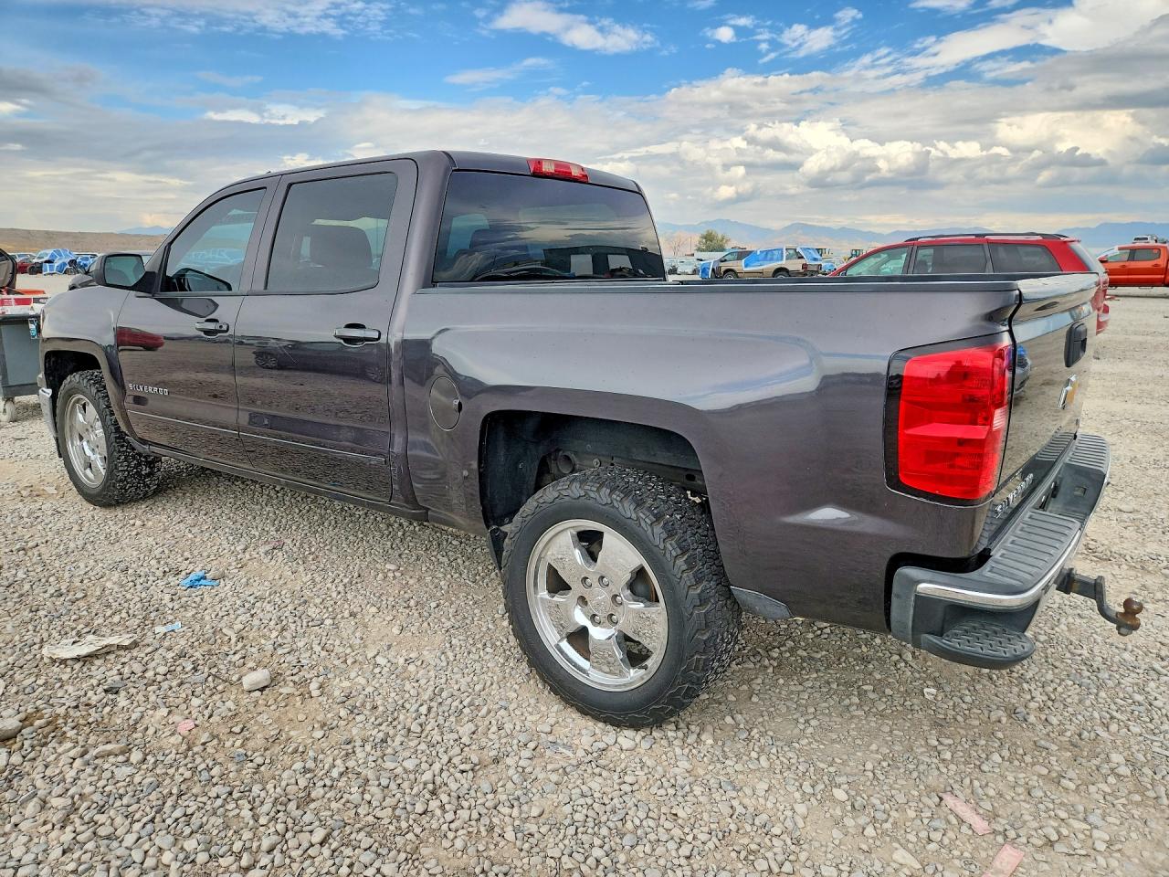 2015 Chevrolet Silverado C1500 Lt Gray vin: 3GCPCREC6FG529194