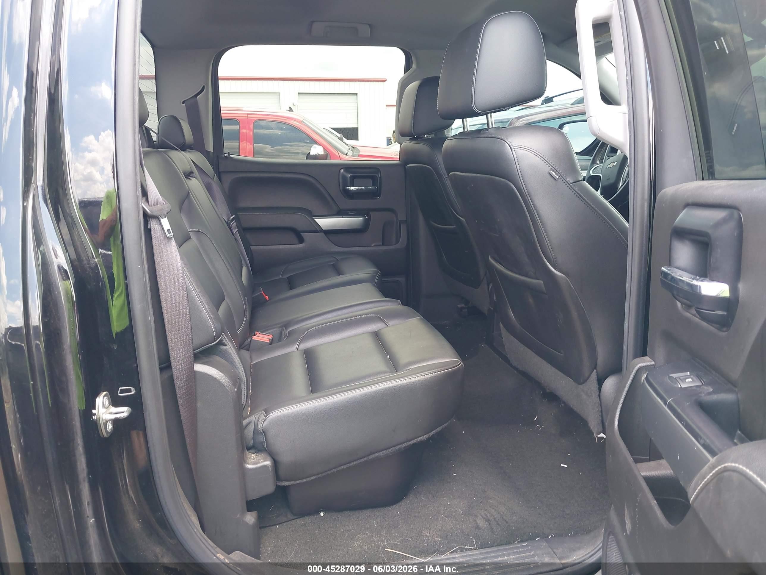2014 Chevrolet Silverado 1500 1lt Black vin: 3GCPCREC7EG149618