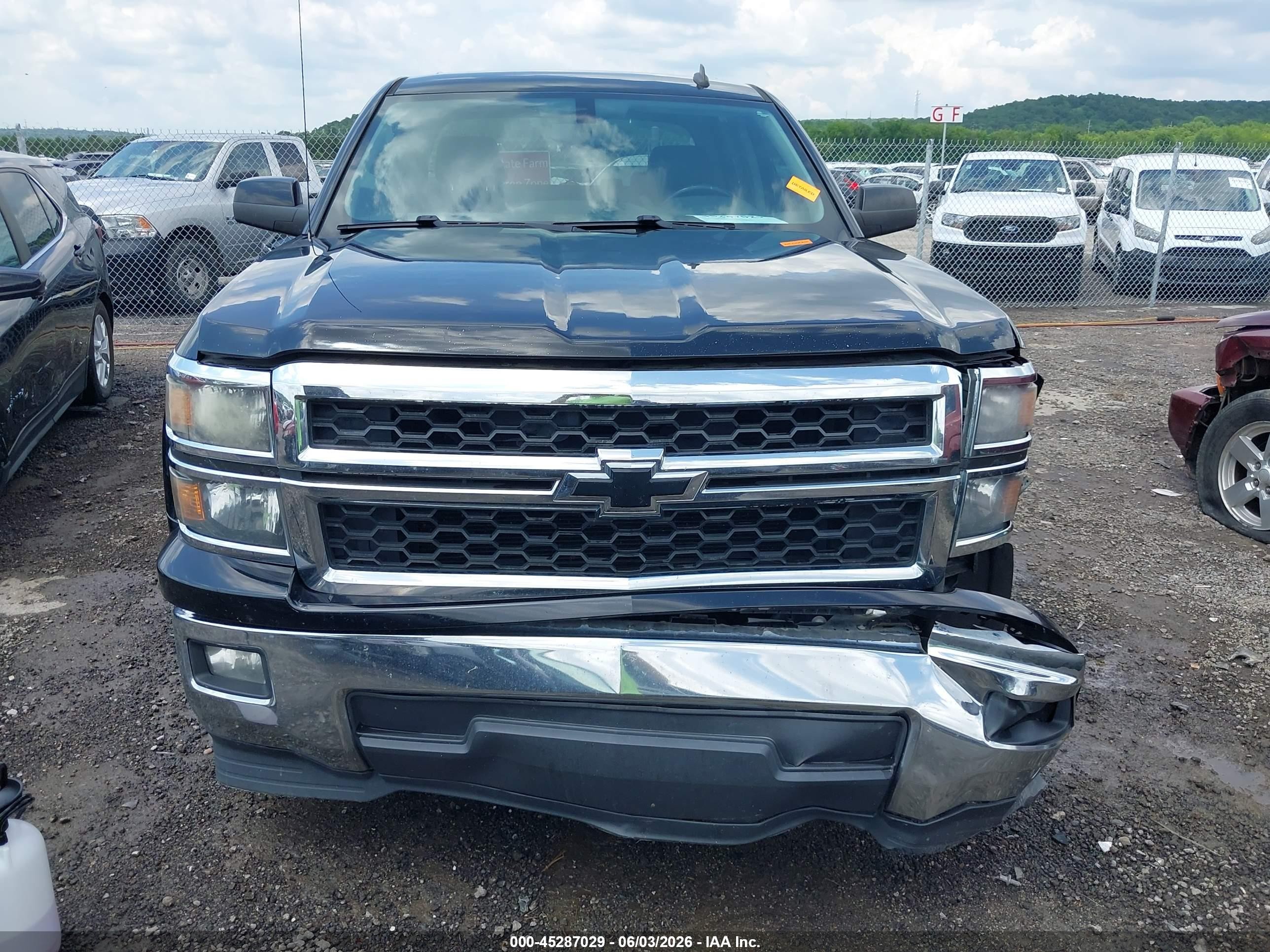 2014 Chevrolet Silverado 1500 1lt Black vin: 3GCPCREC7EG149618