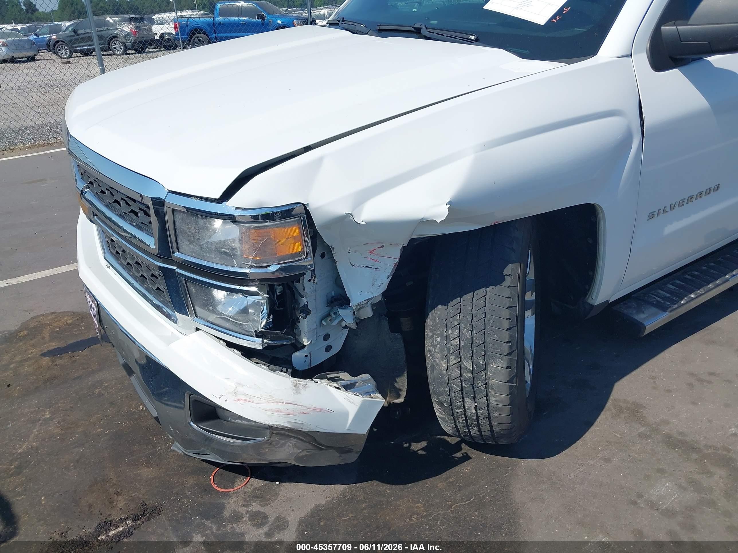 2014 Chevrolet Silverado 1500 Lt White vin: 3GCPCREC7EG173143