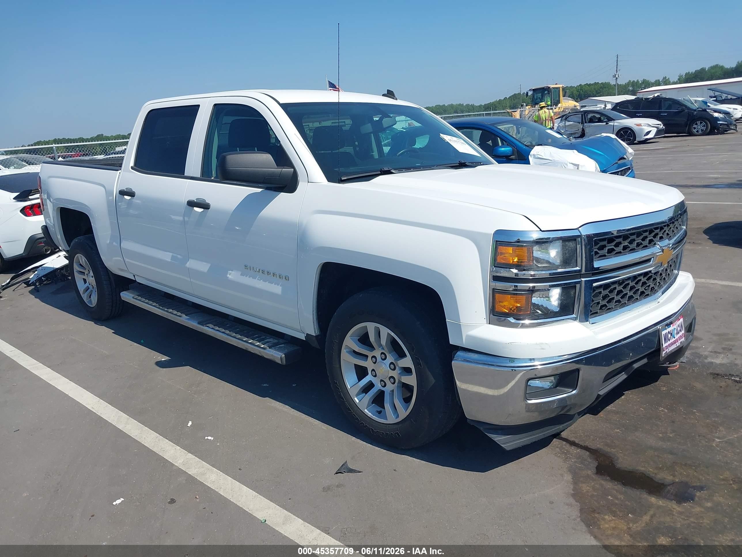 2014 Chevrolet Silverado 1500 Lt Белый vin: 3GCPCREC7EG173143