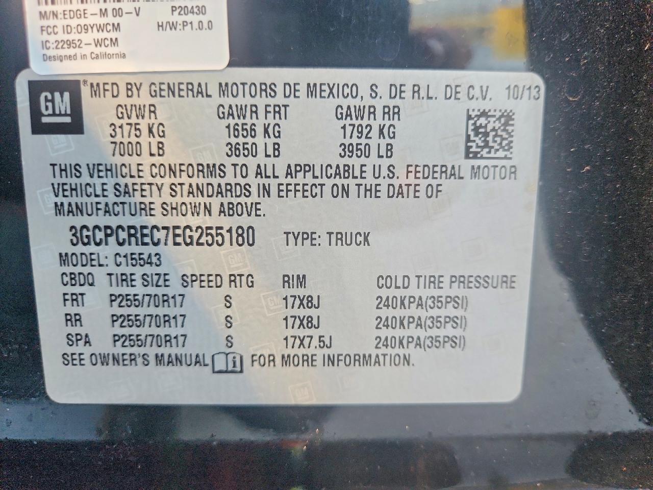 2014 Chevrolet Silverado C1500 Lt Black vin: 3GCPCREC7EG255180