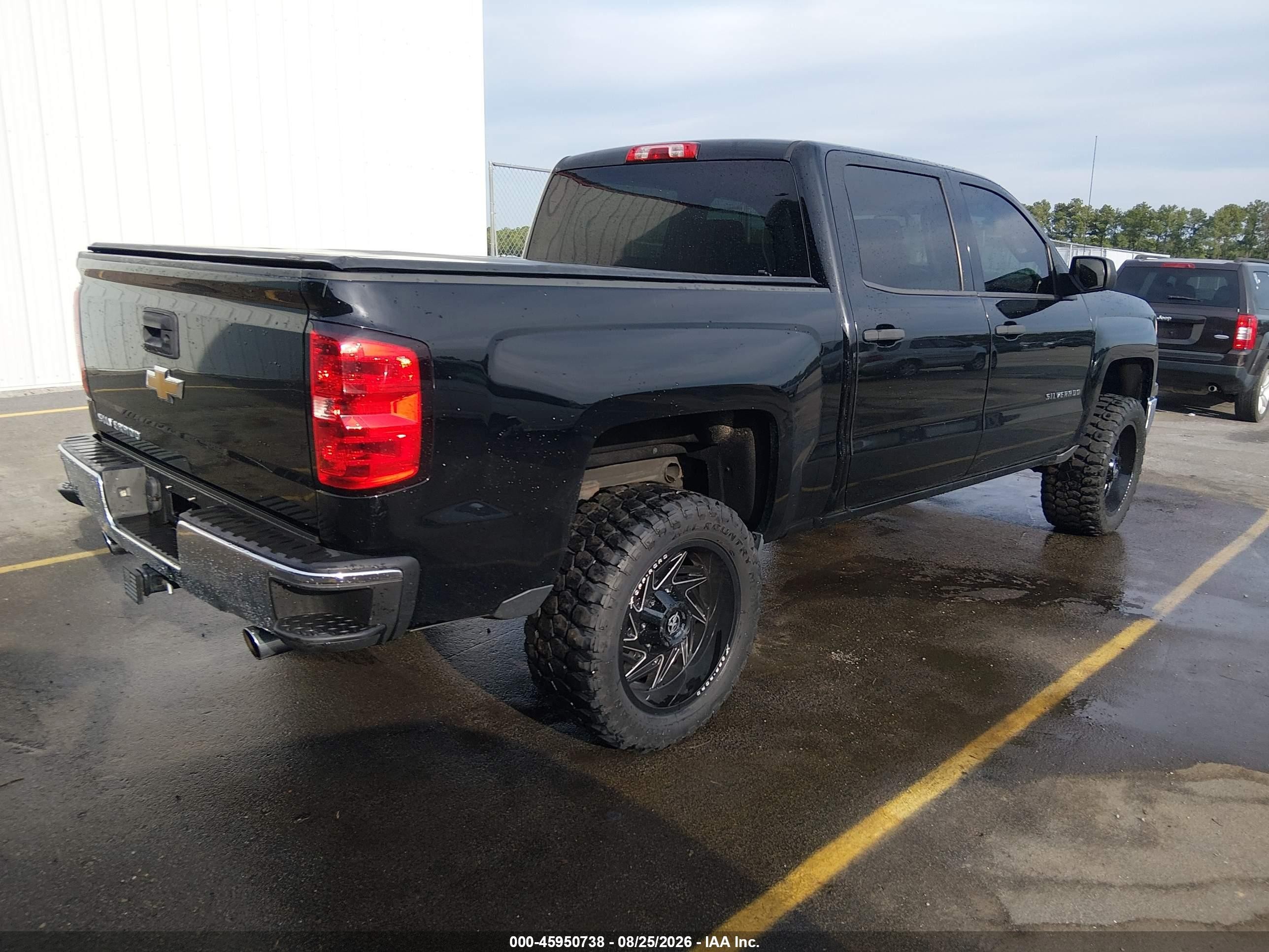 2014 Chevrolet Silverado 1500 1lt Black vin: 3GCPCREC7EG298644