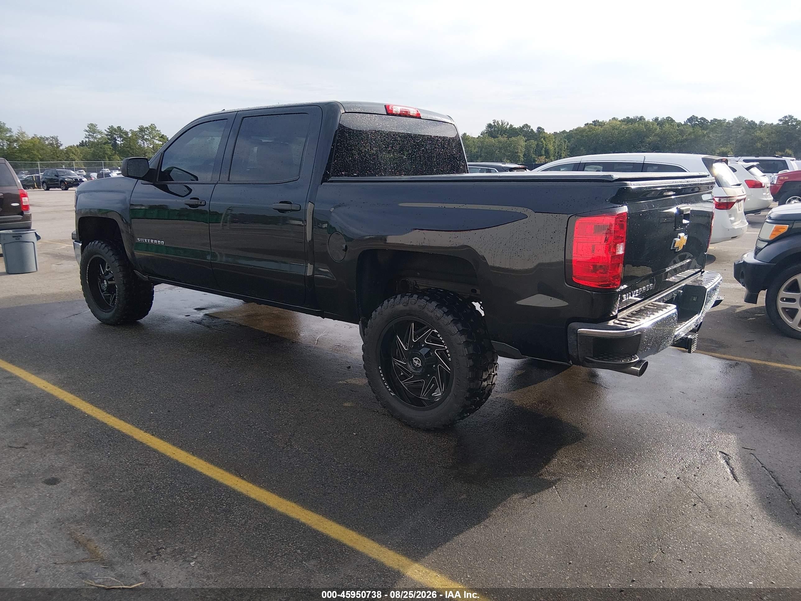 2014 Chevrolet Silverado 1500 1lt Black vin: 3GCPCREC7EG298644