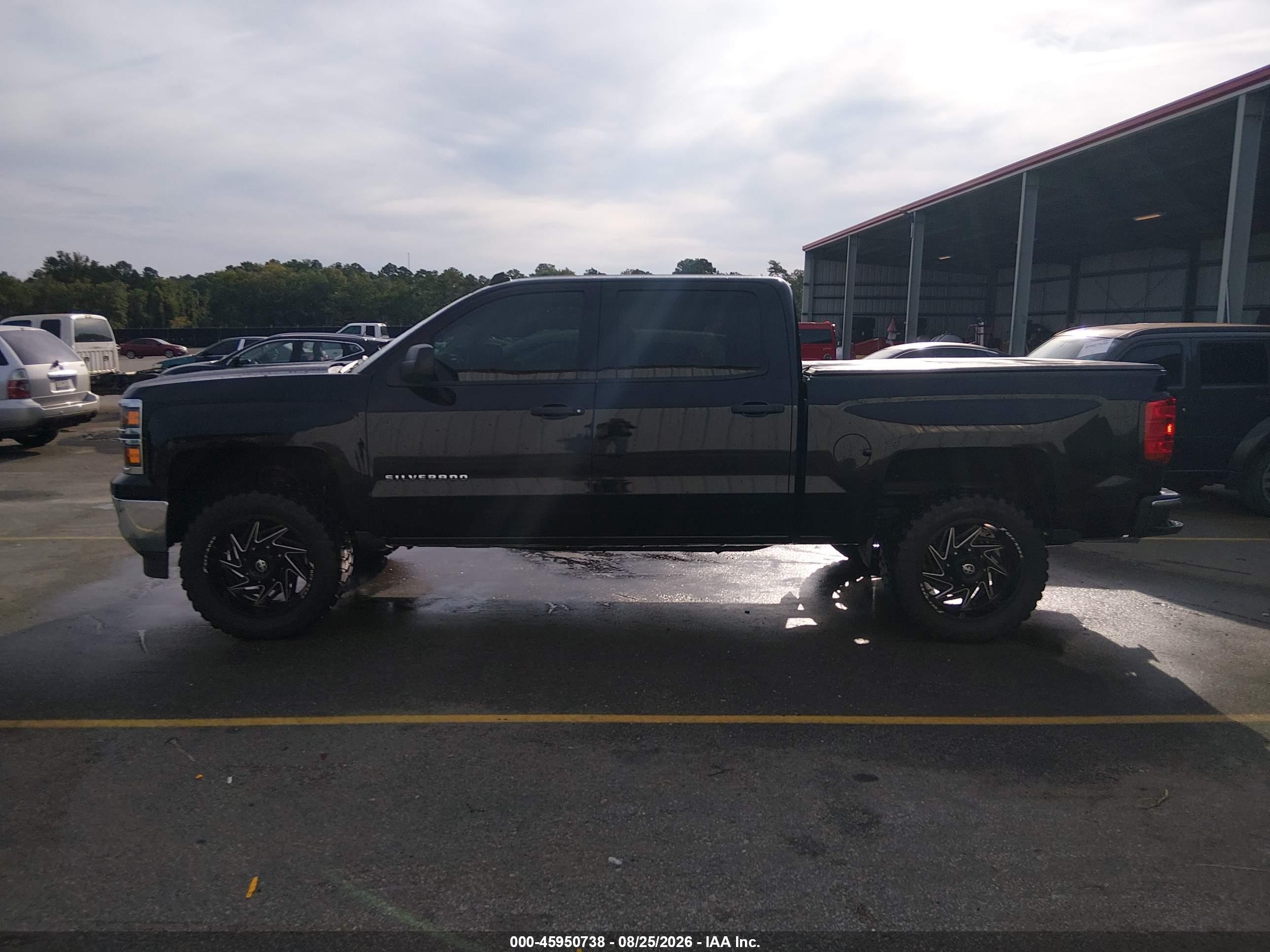 2014 Chevrolet Silverado 1500 1lt Black vin: 3GCPCREC7EG298644