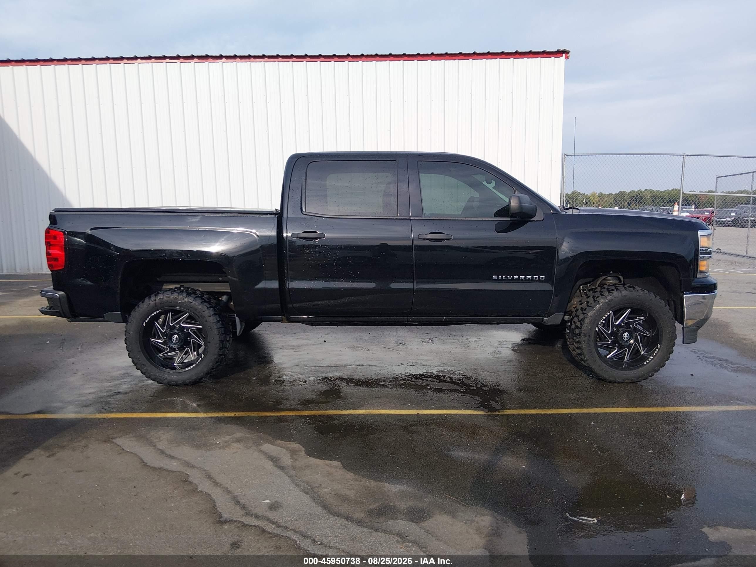 2014 Chevrolet Silverado 1500 1lt Black vin: 3GCPCREC7EG298644