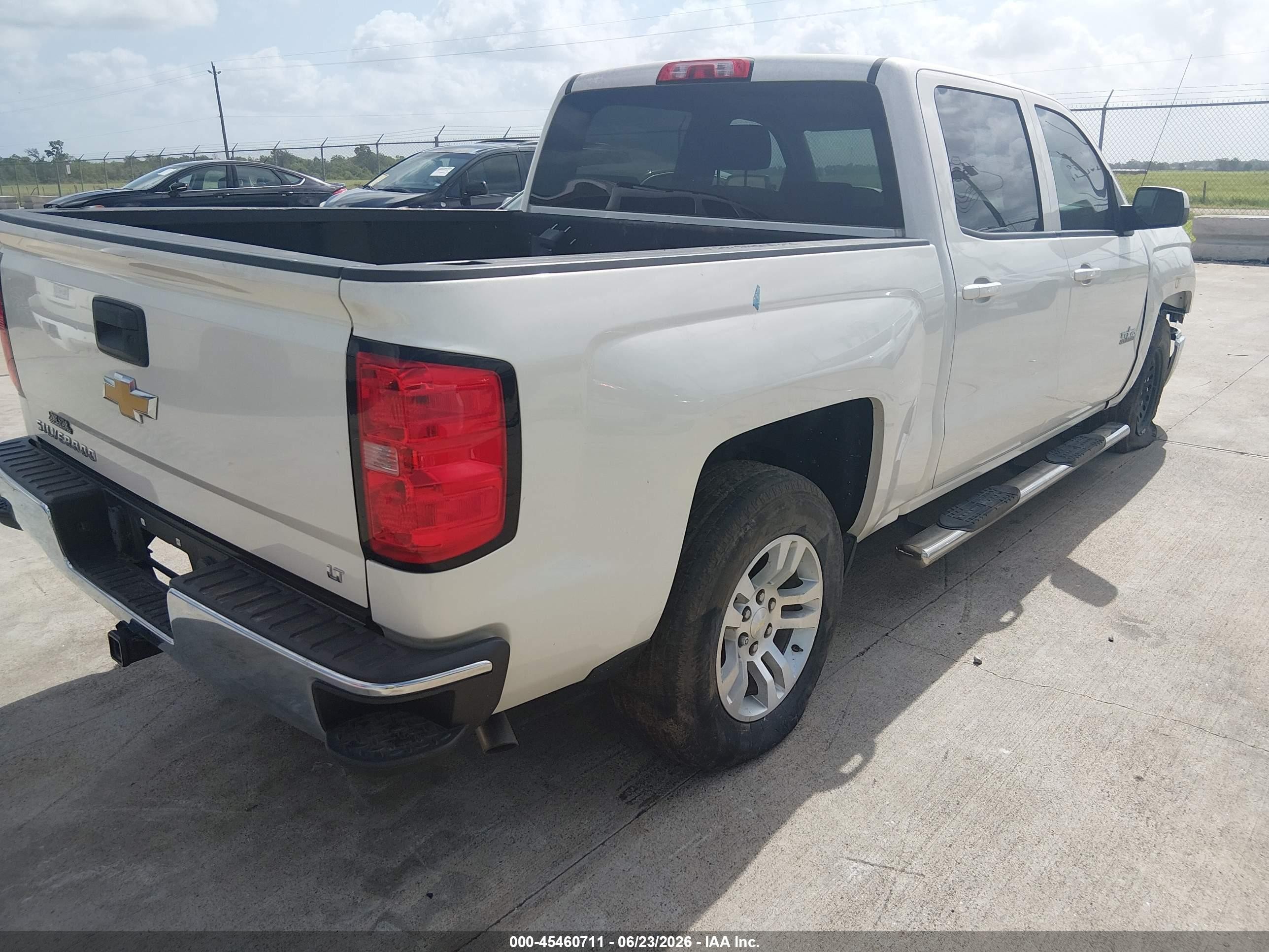 2014 Chevrolet Silverado 1500 1lt White vin: 3GCPCREC7EG357921