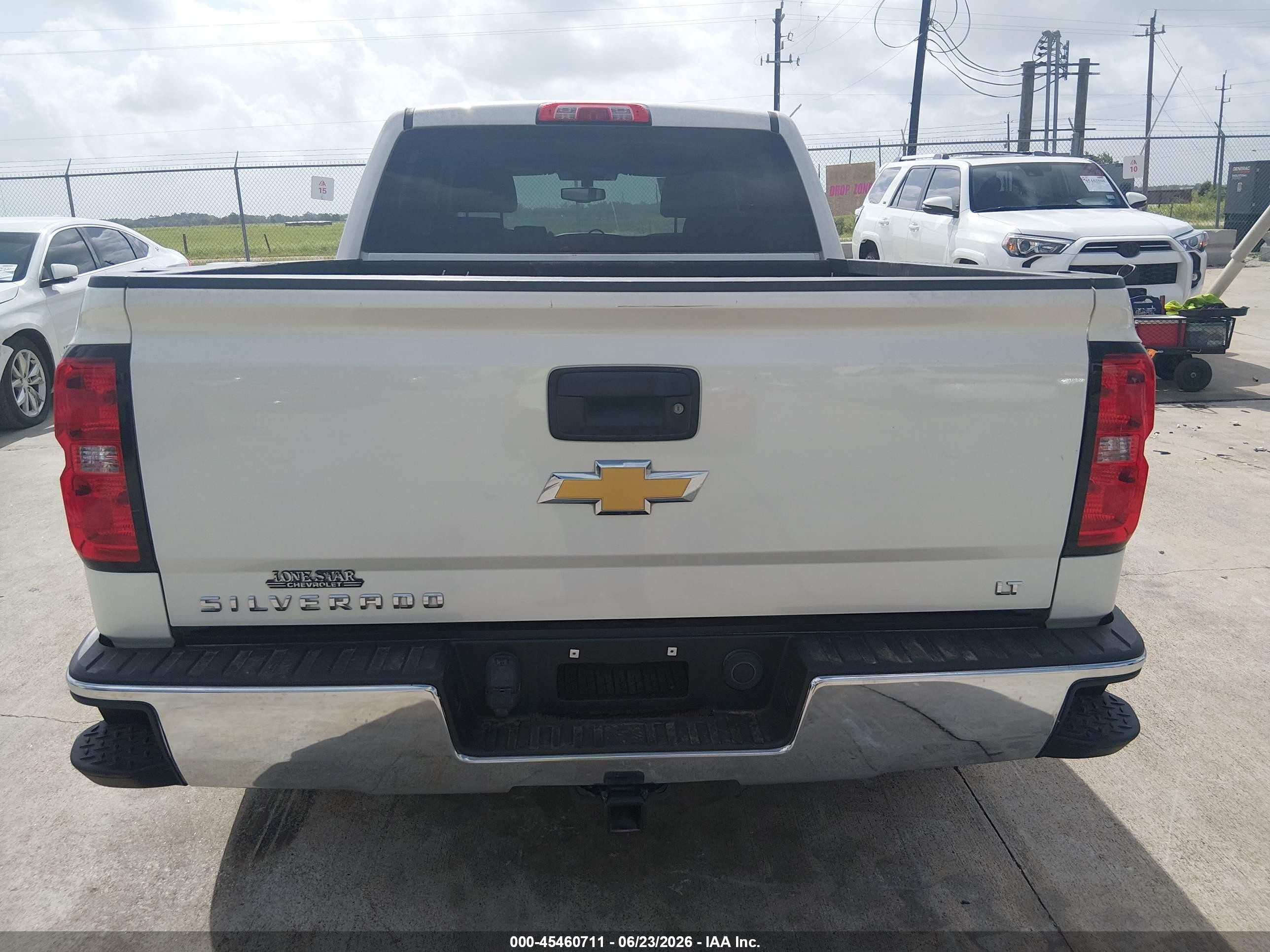 2014 Chevrolet Silverado 1500 1lt White vin: 3GCPCREC7EG357921